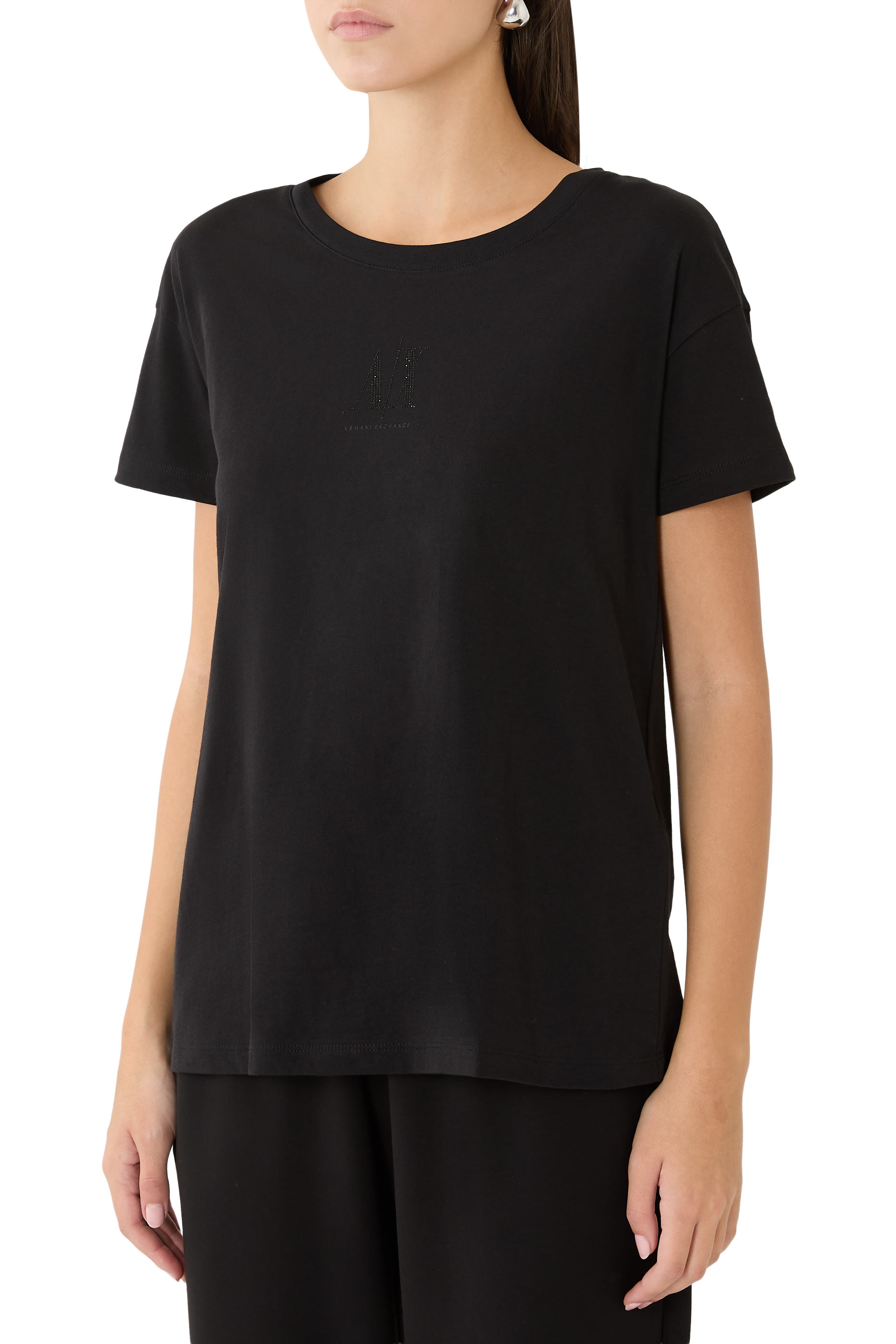 Boyfriend T-Shirt with Icon Logo