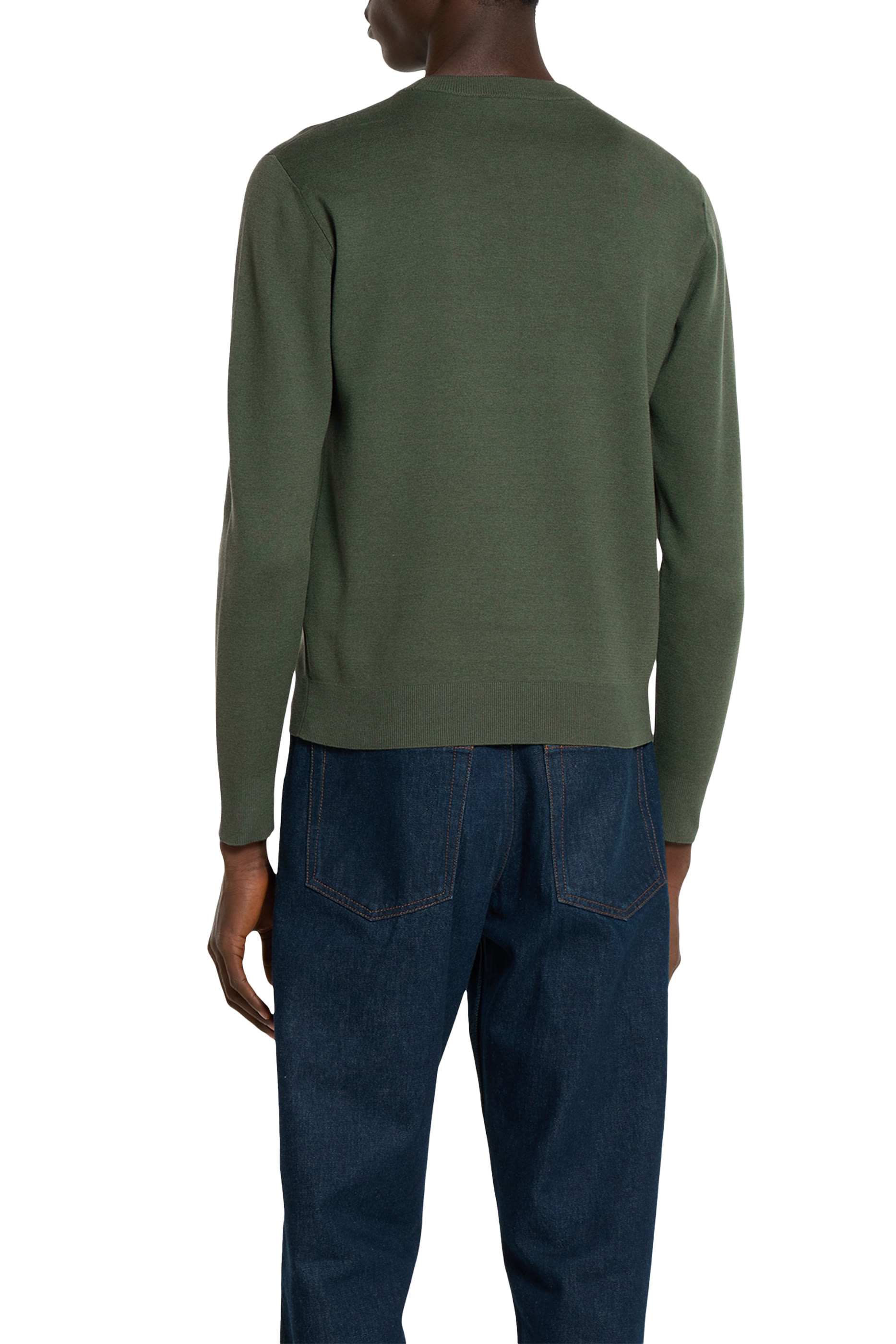 Silk Cotton Knit Sweater