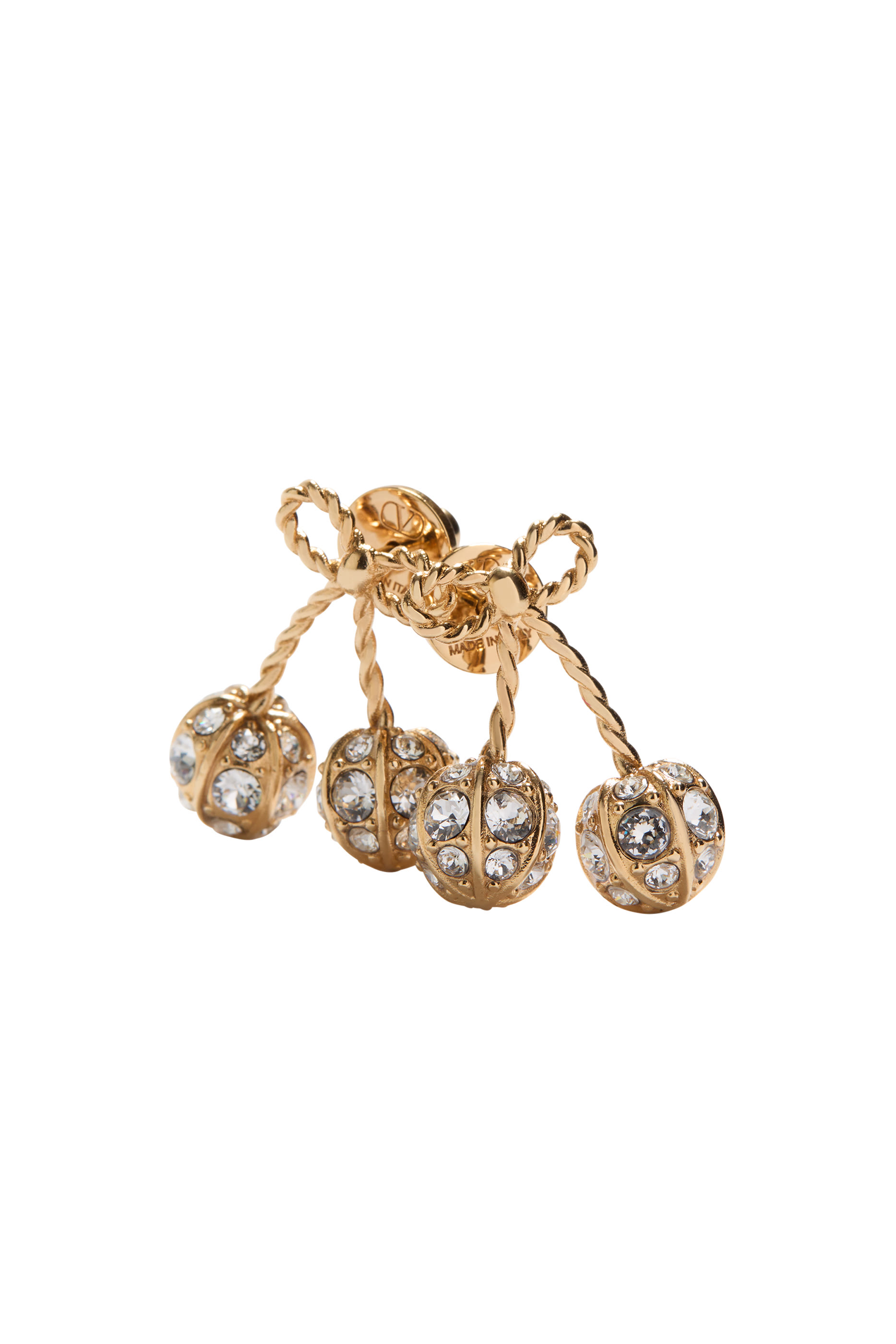 Cherryfic Metal and Swarovski&reg; Crystal Earrings