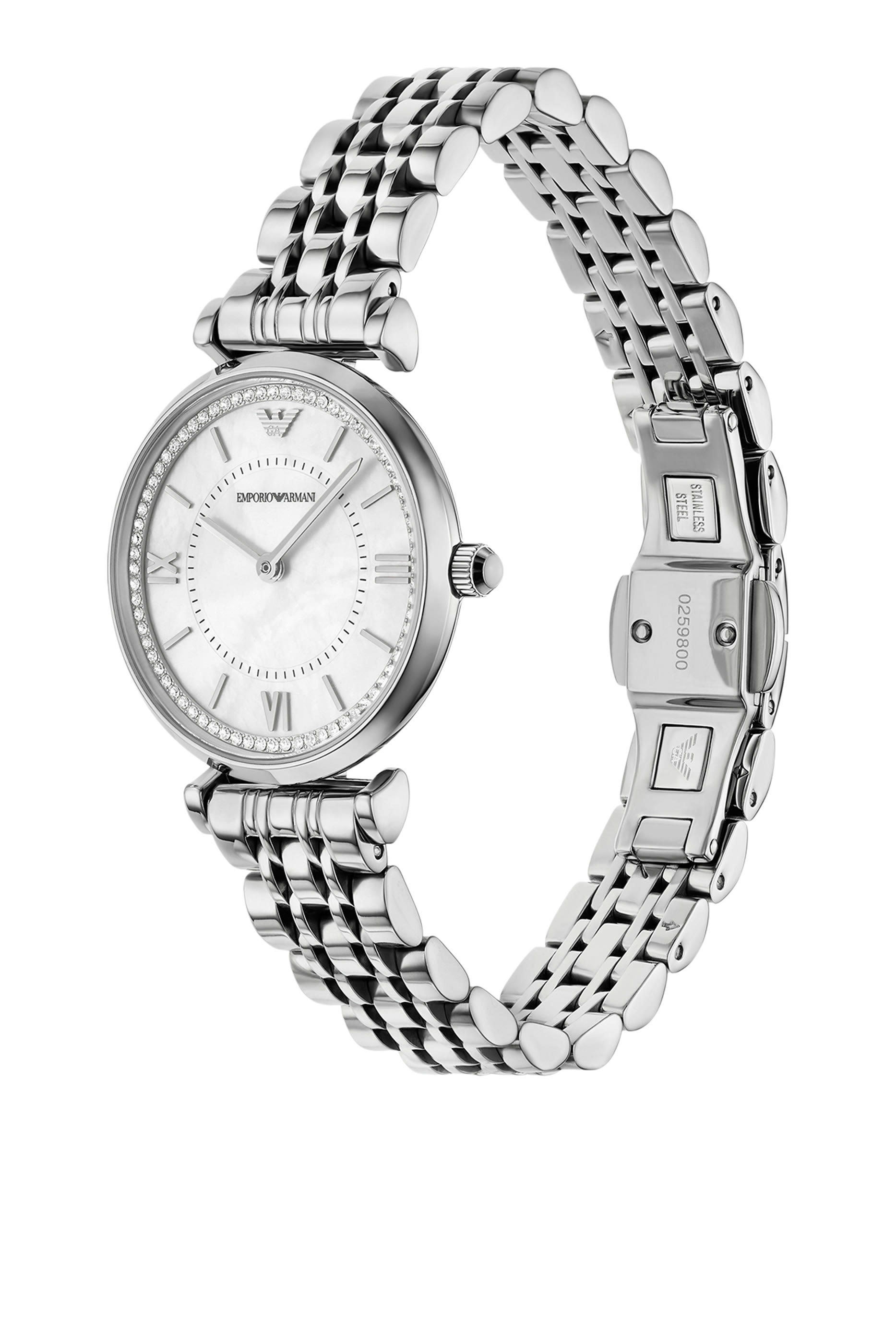 Two-Hand Stainless Steel Watch