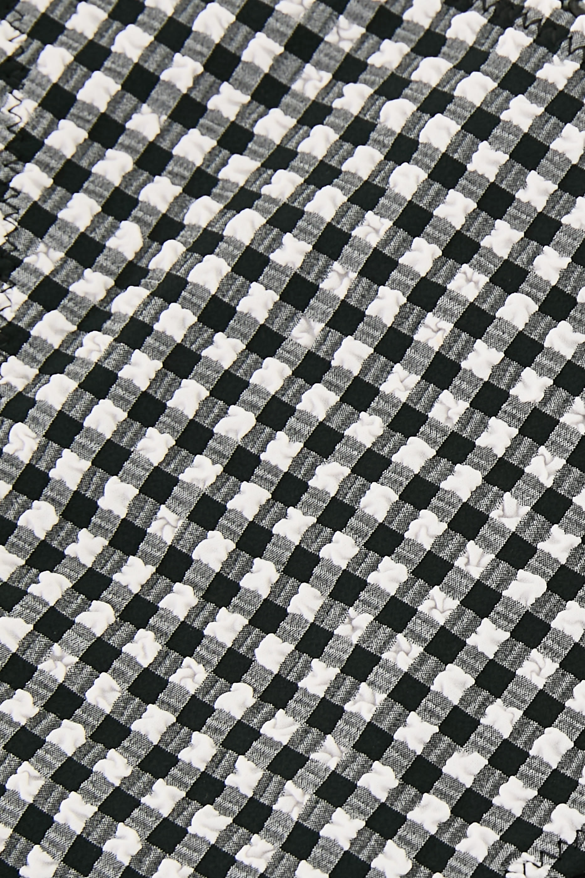 Gingham Seersucker Sabrina Bikini