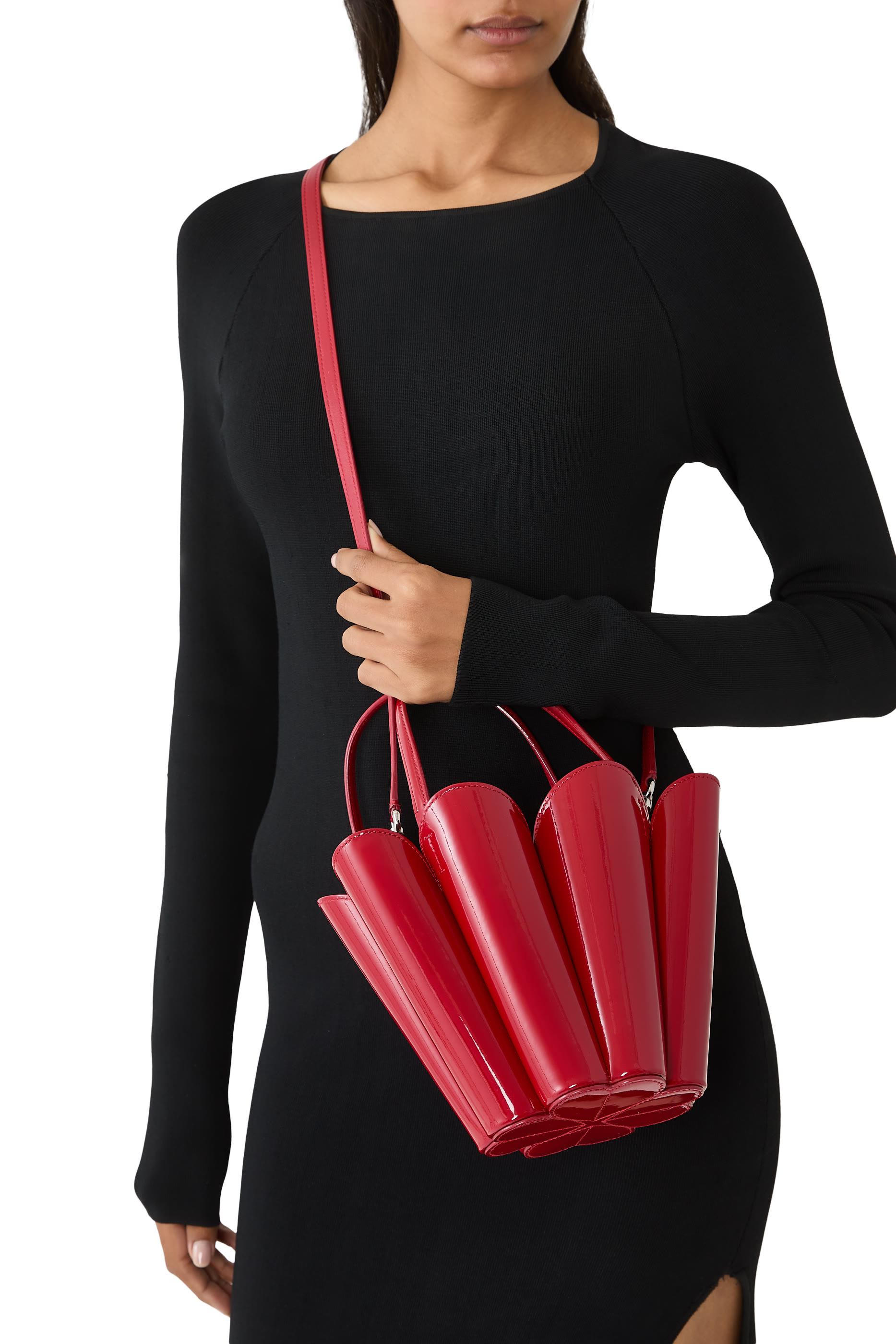 Patent Spade Flower Bucket Bag