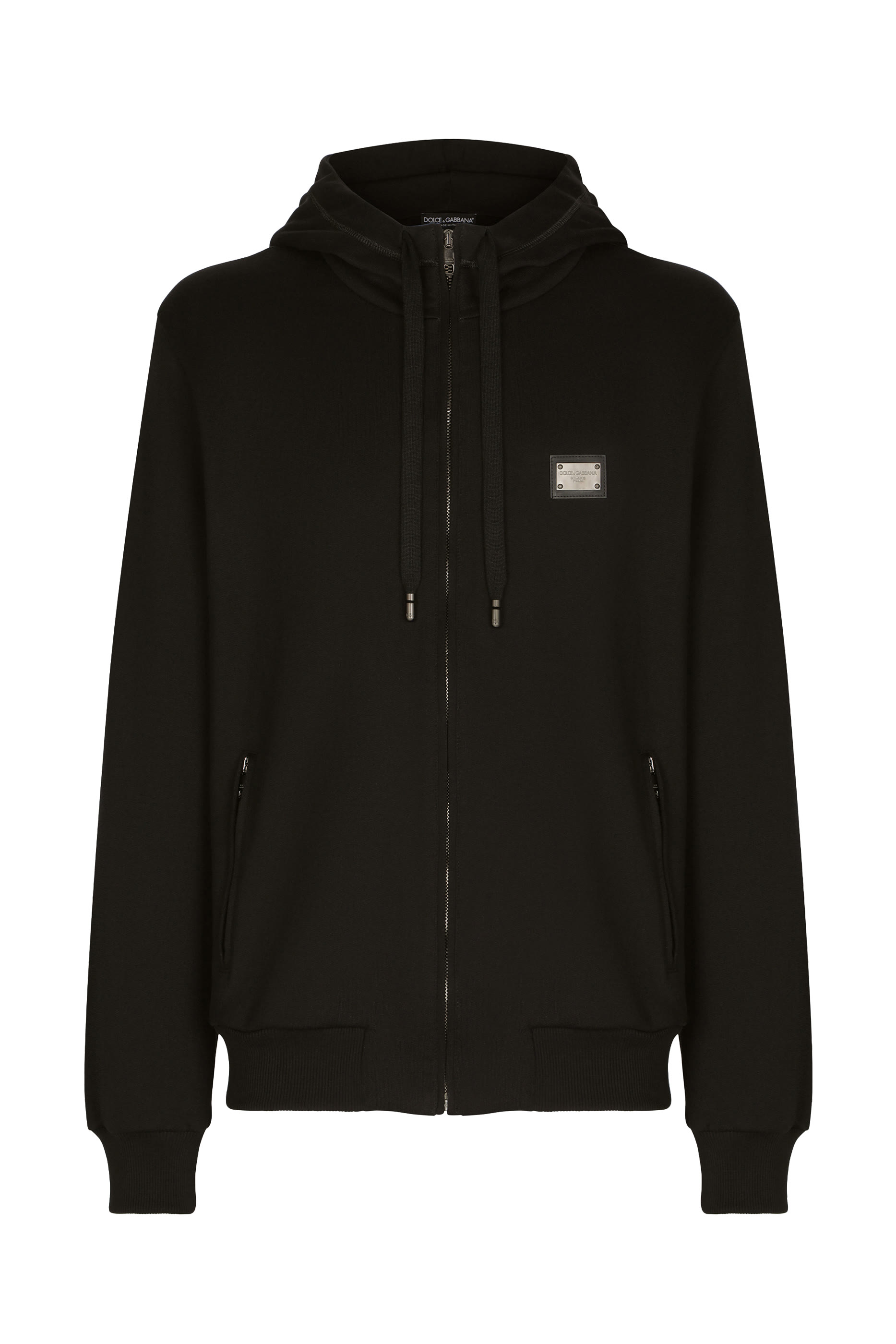  Jersey Zip-Up Hoodie