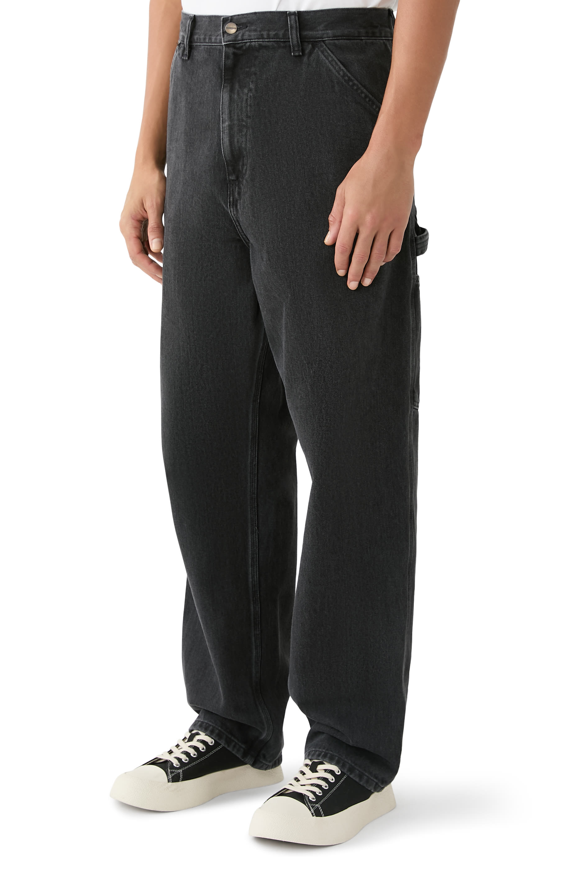 Single Knee Denim Pant