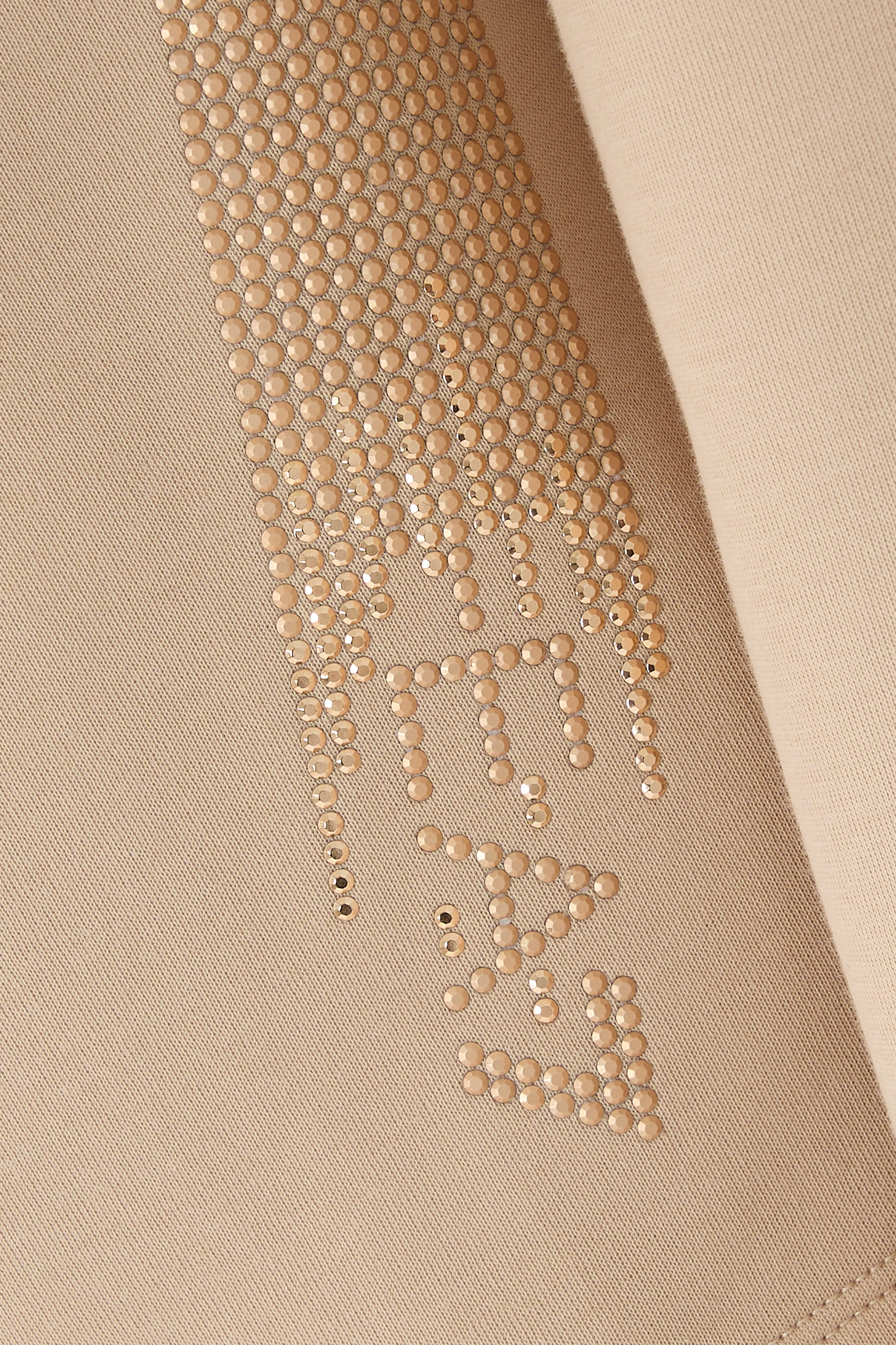 Rhinestone-Embellished Logo Sweatshirt