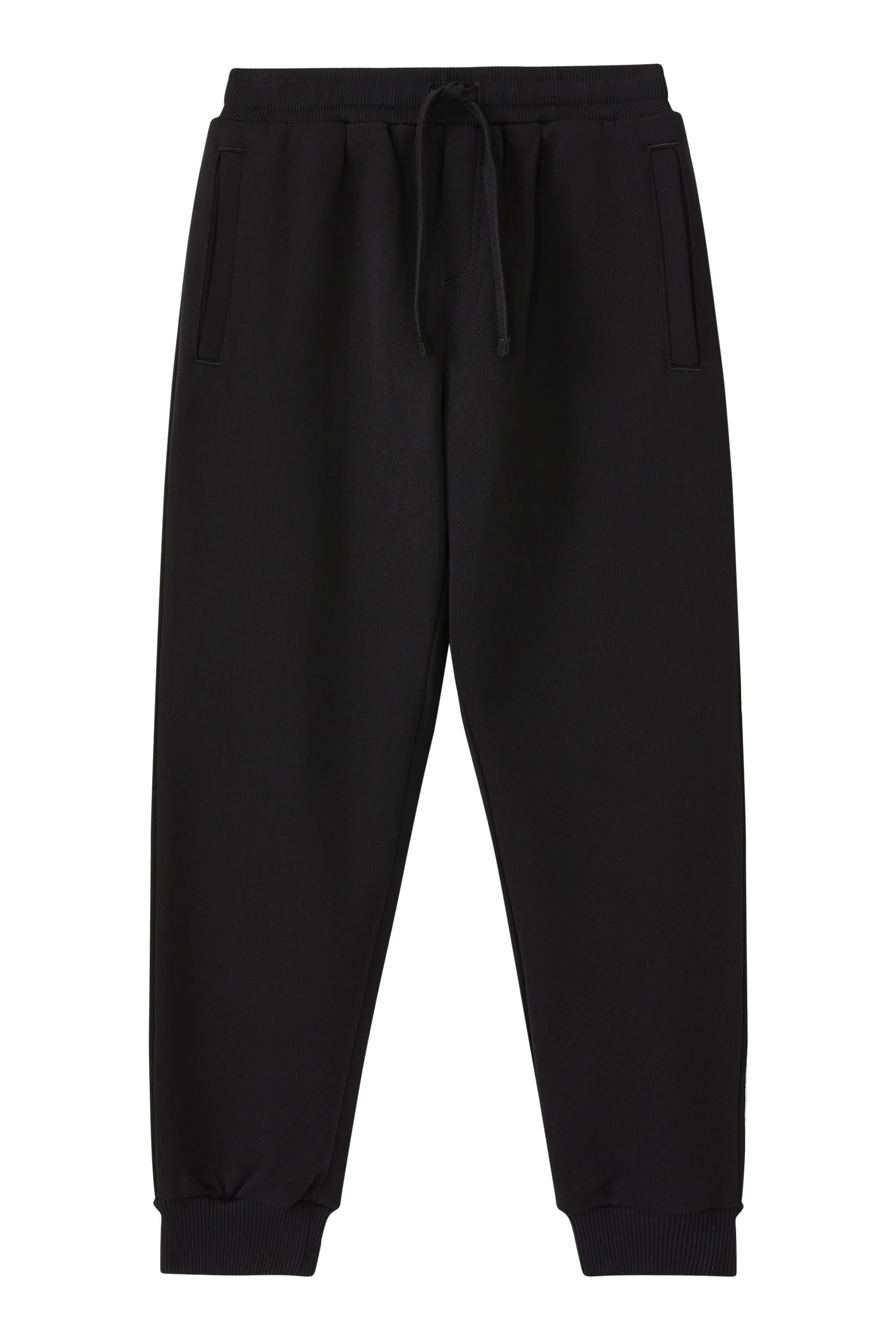 Kids Logo Plaque Cotton Sweatpants