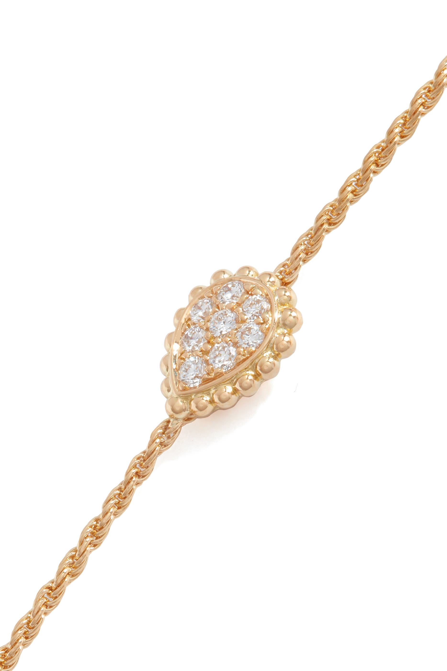 Serpent Boh&egrave;me XS Motif Bracelet, 18K Yellow Gold & Diamonds