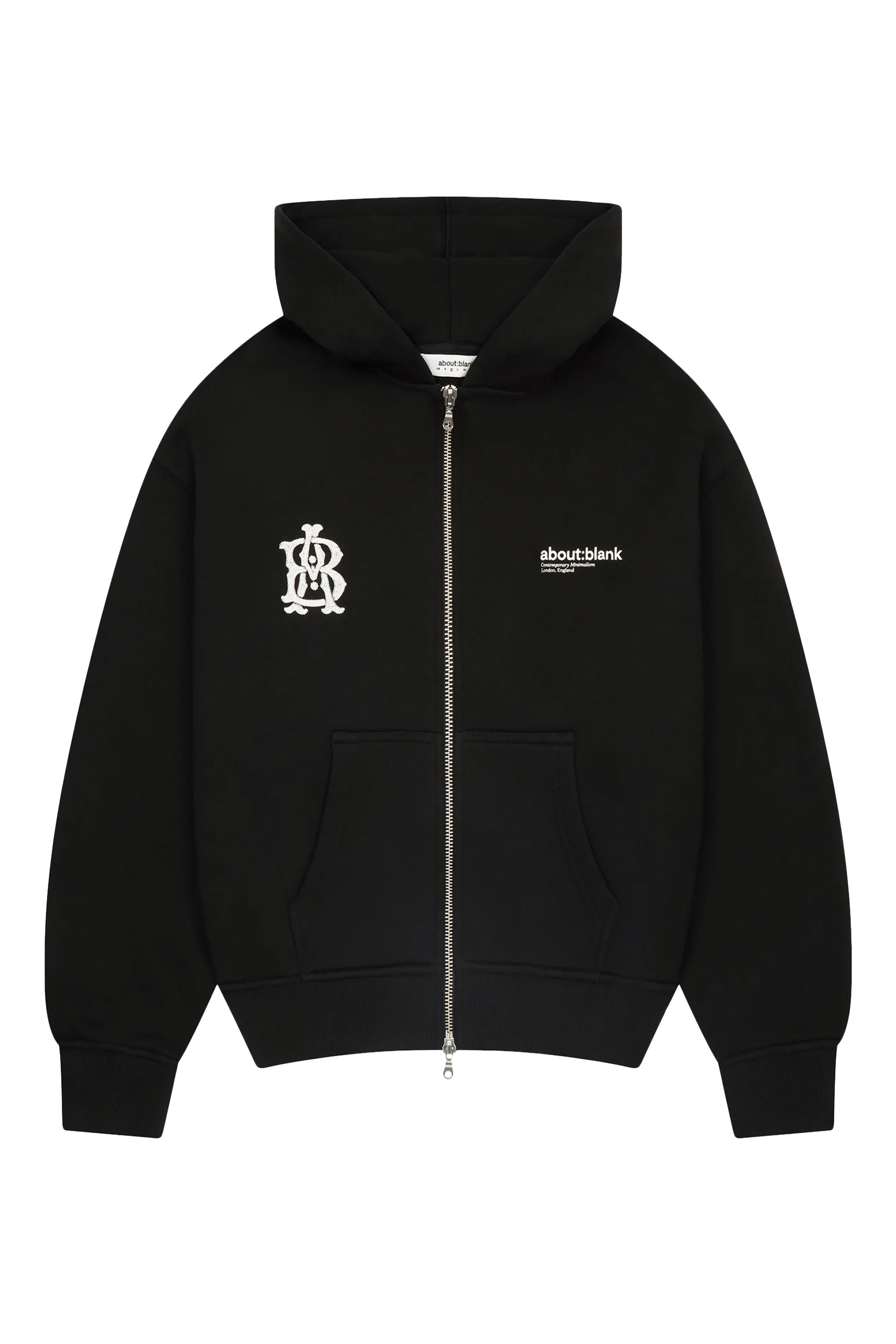 Dual Logo Zip Hoodie