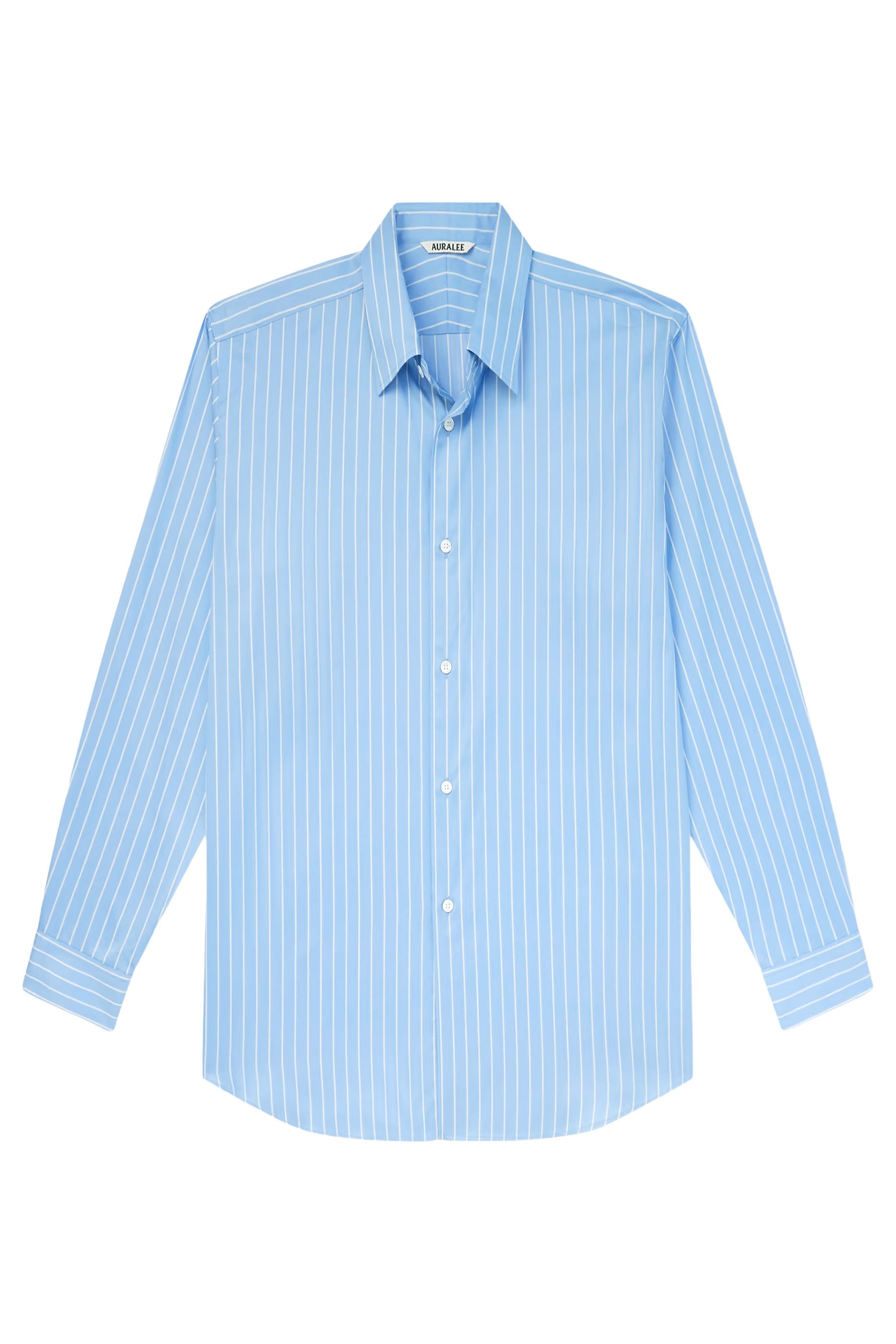 Cotton Silk Stripe Shirt