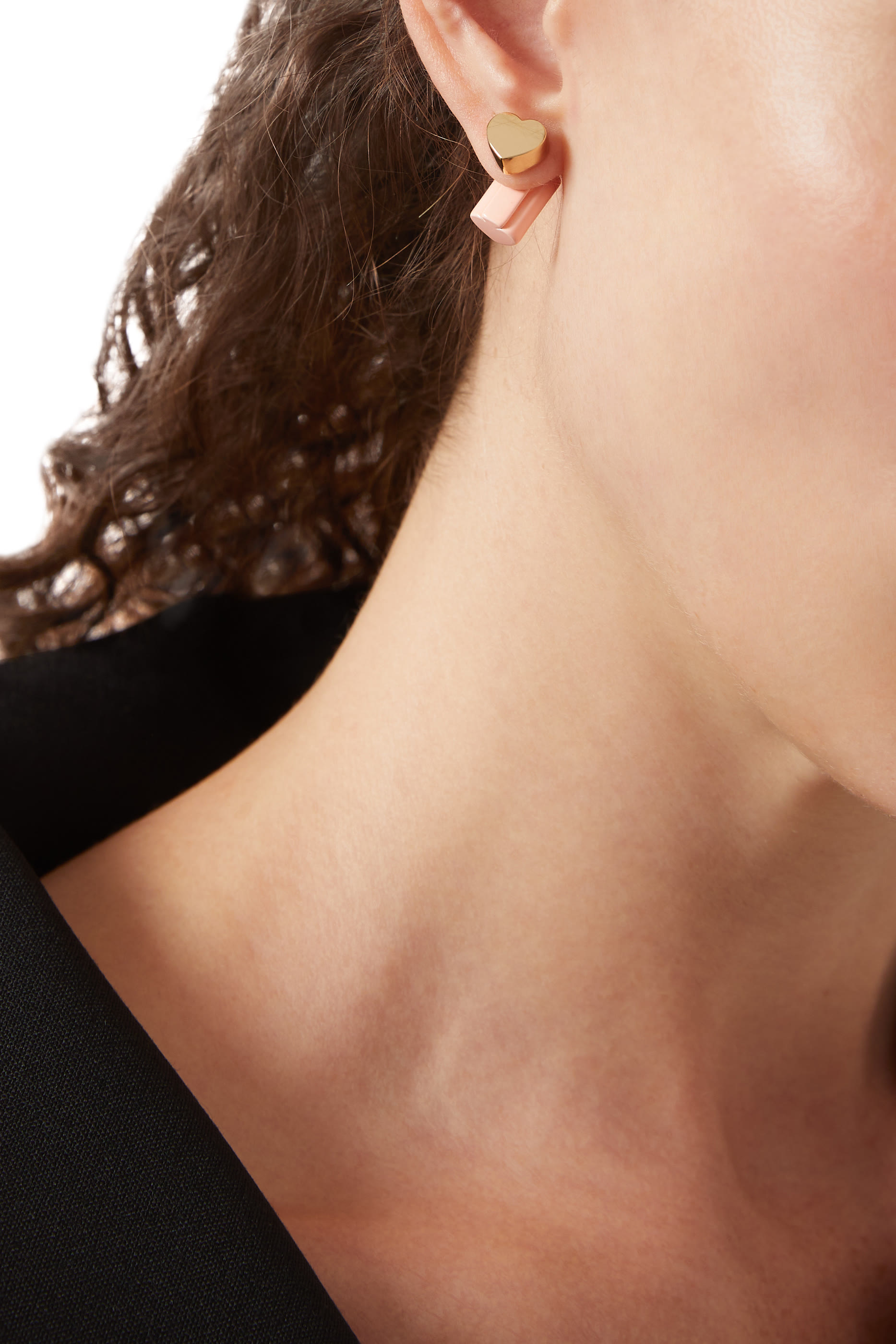 Geo Pop Front Back Studs,  Titanium Posts & Enamel