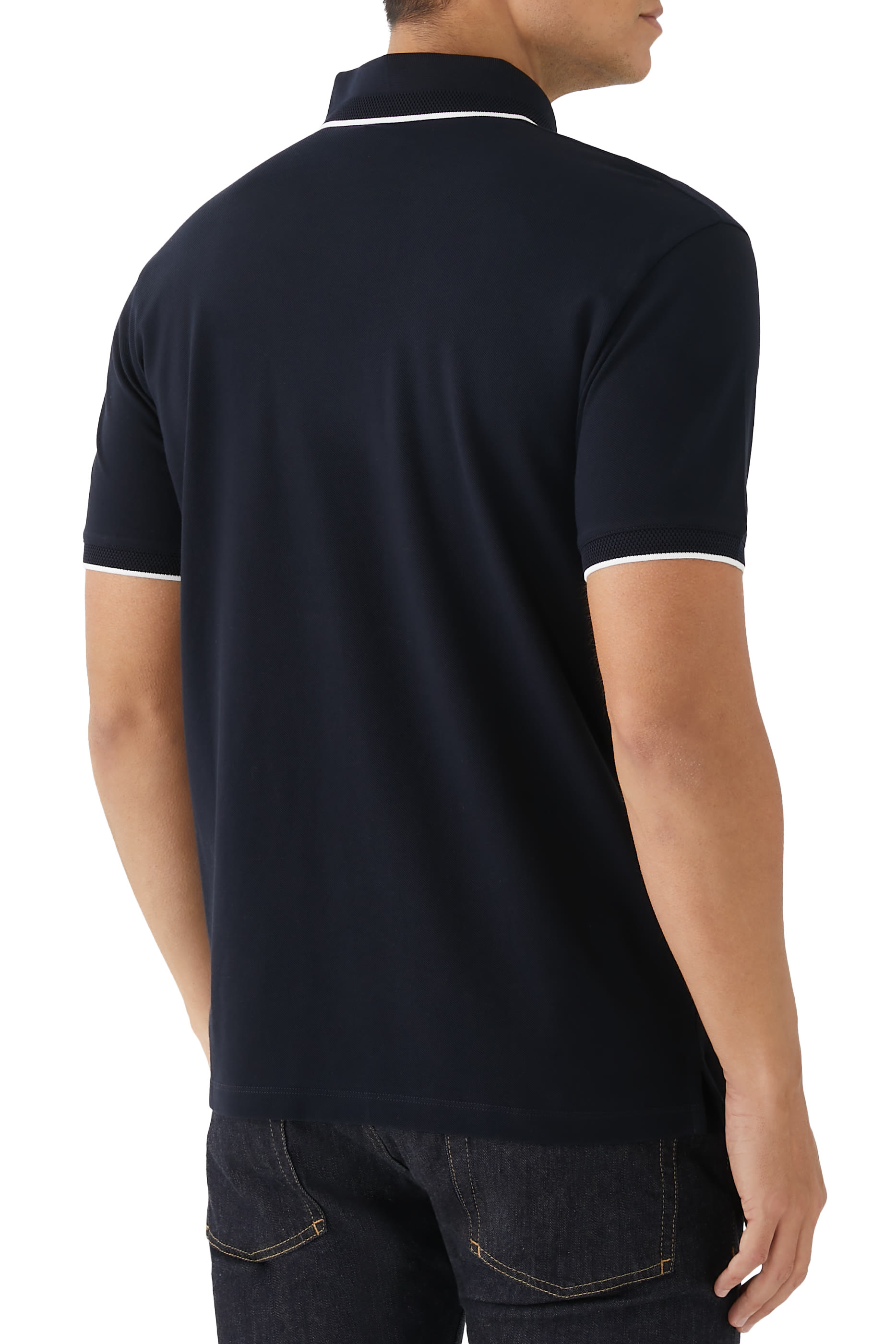 Micro Eagle Logo Polo Shirt