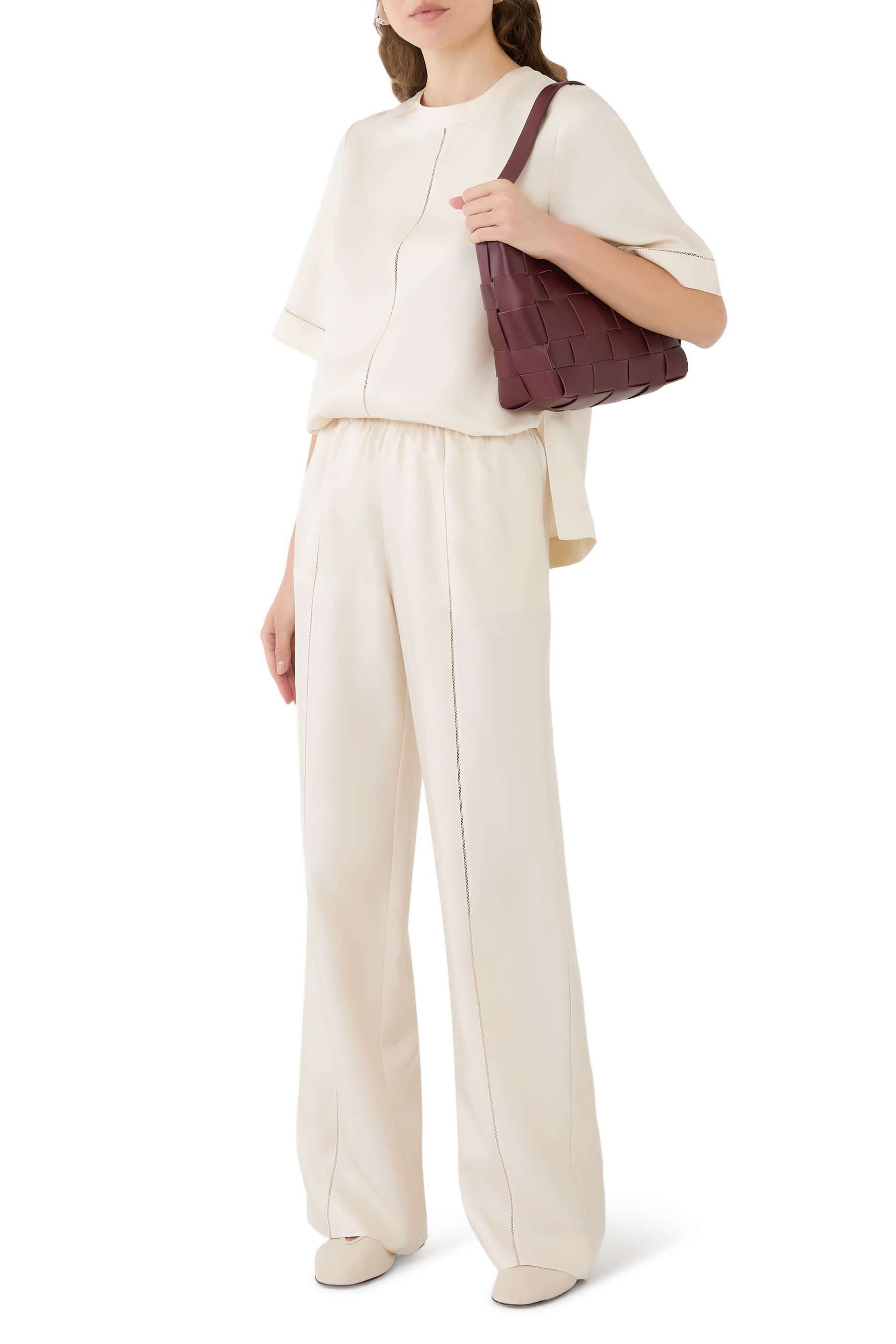 Lars Silk Twill Trousers