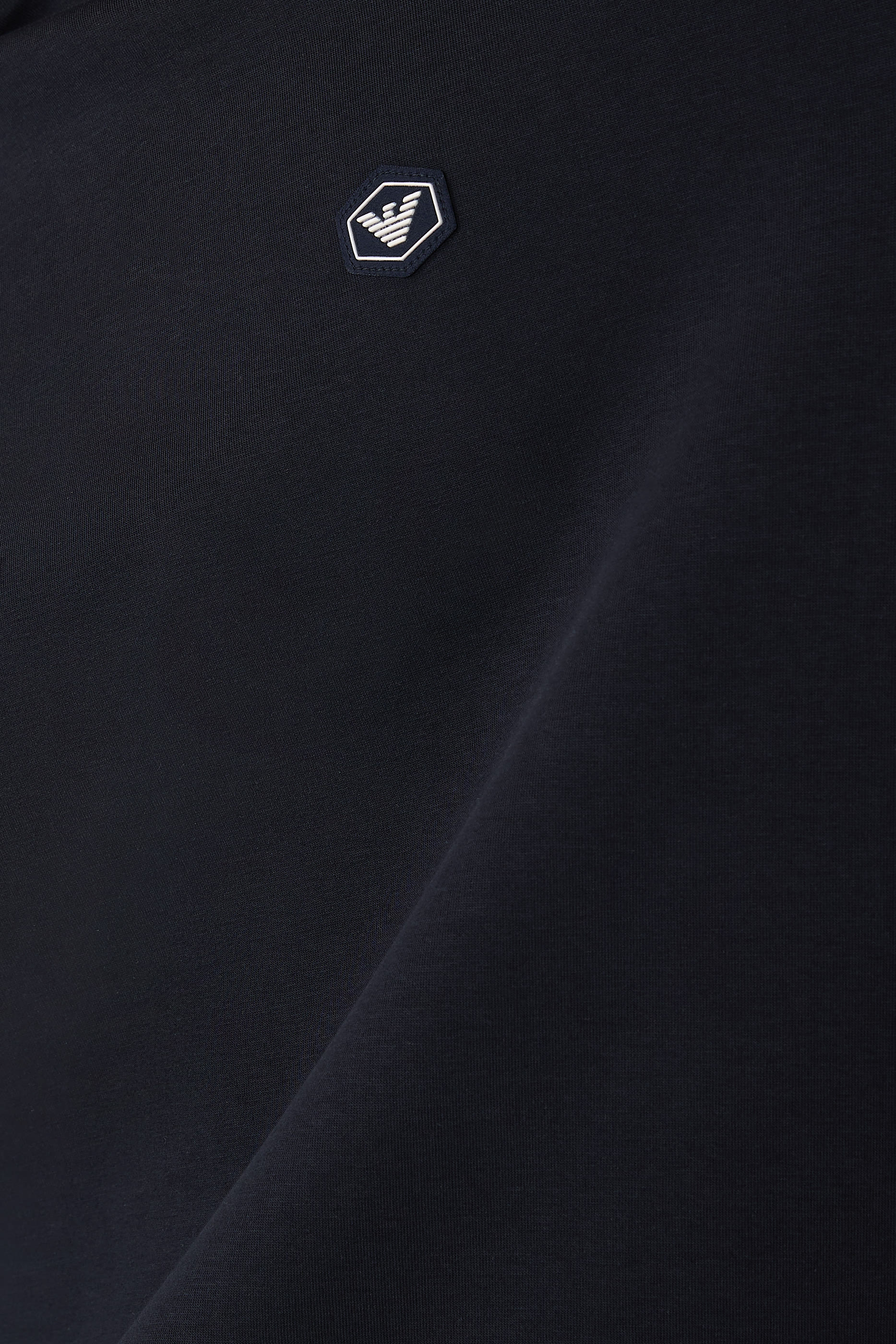 Hooded Sweatshirt with Micro Logo Patch