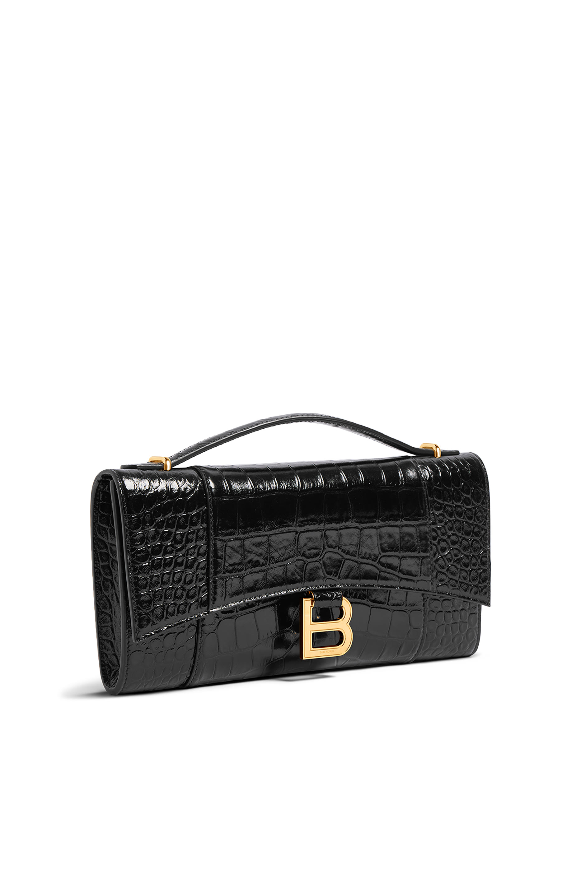 Small Hourglass Top-Handle Bag