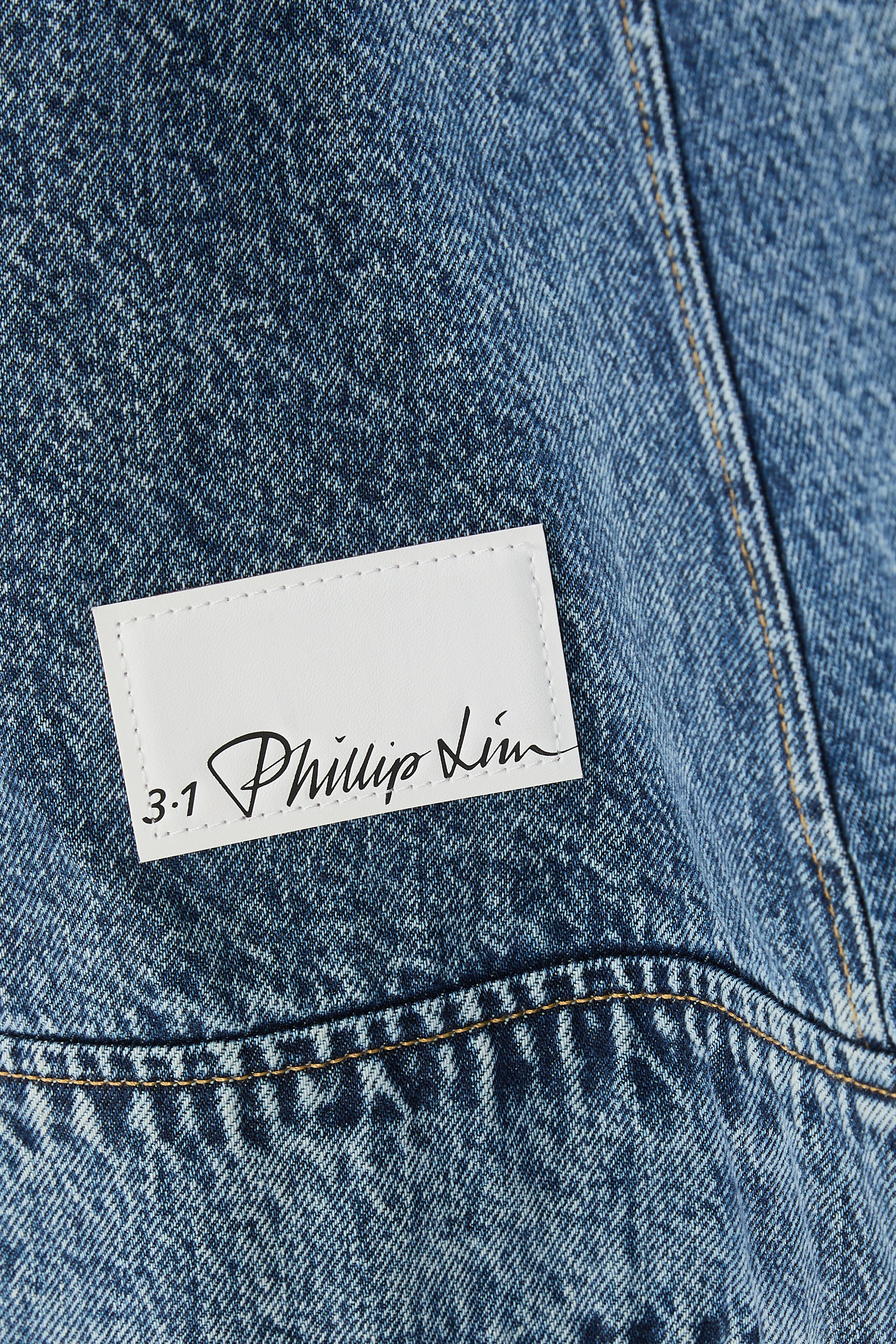 Trapeze Light Denim Dress 