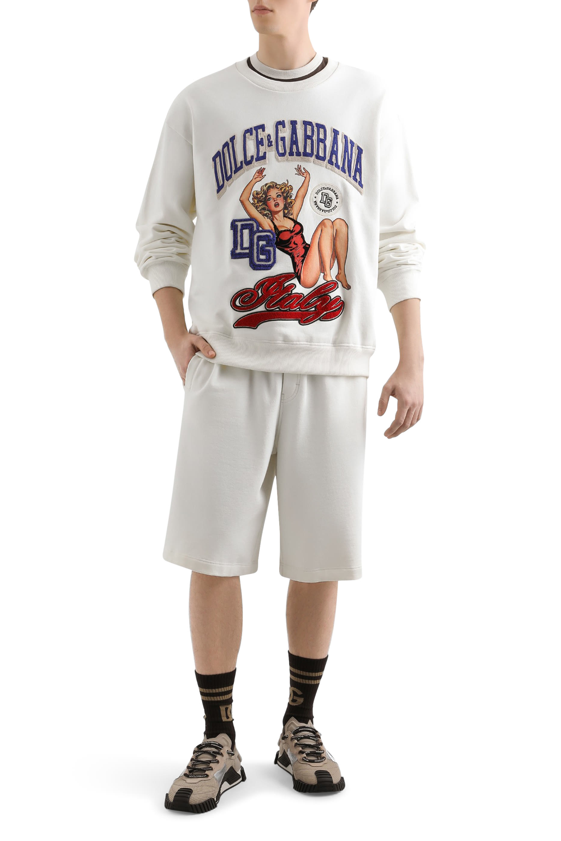 Embroidered Logo Cotton T-Shirt