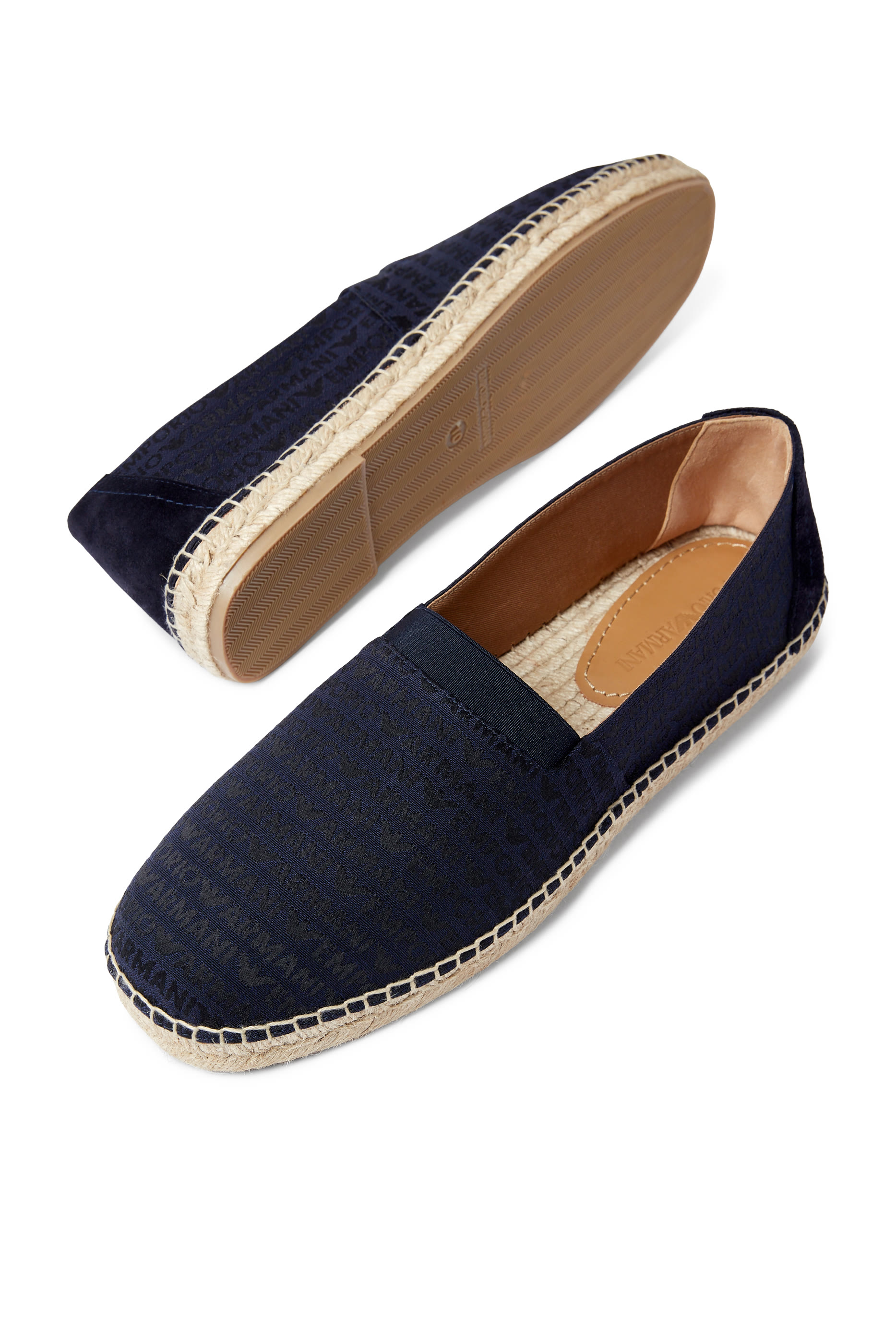 Jacquard Logo Espadrilles