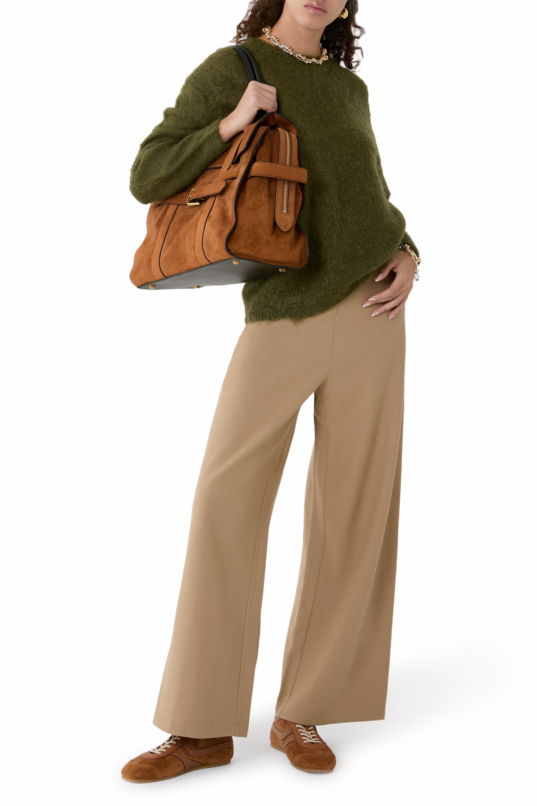 Brushed Super Kid Mohair Knit Pullover