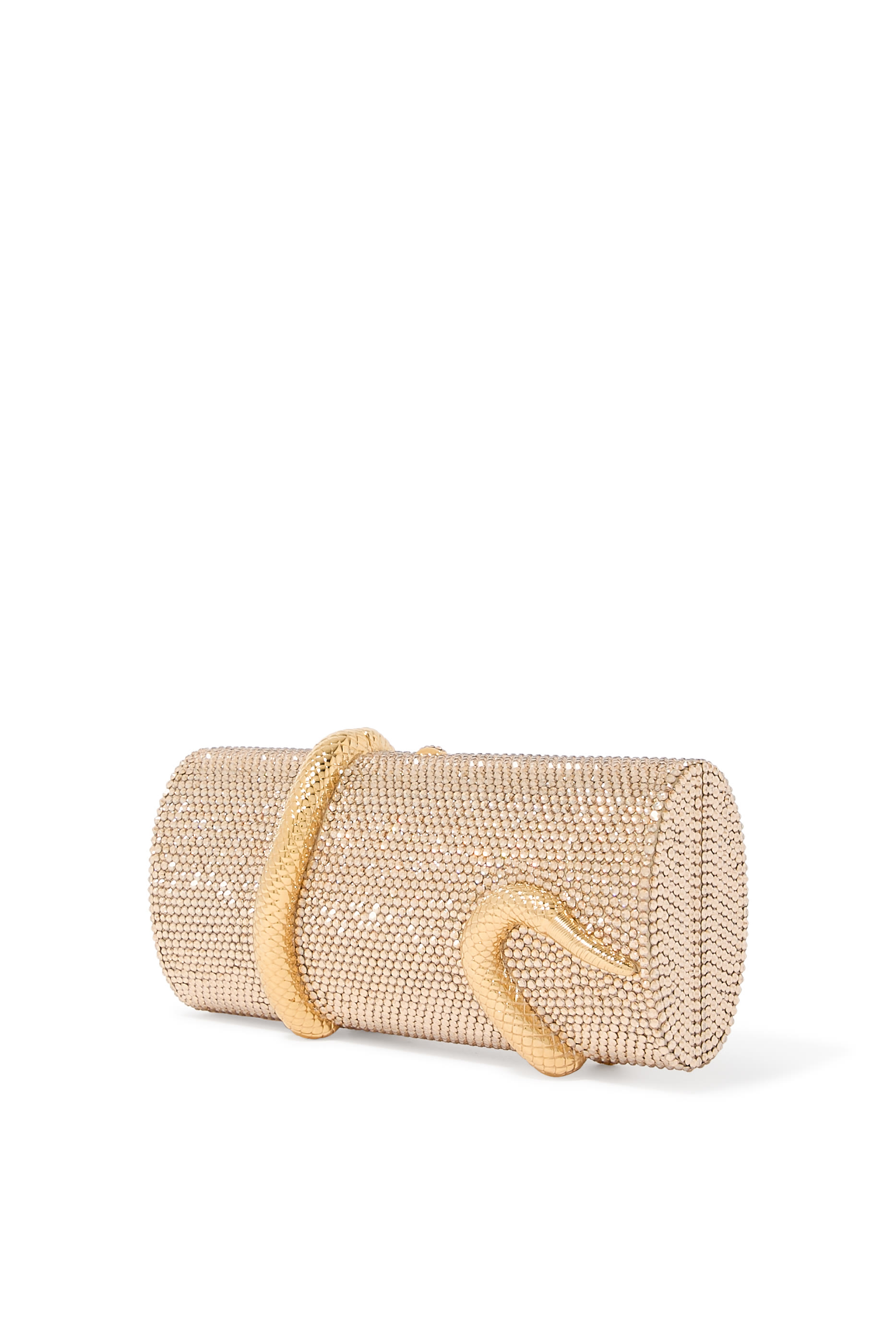  Spiral Snake Crystal Clutch 
