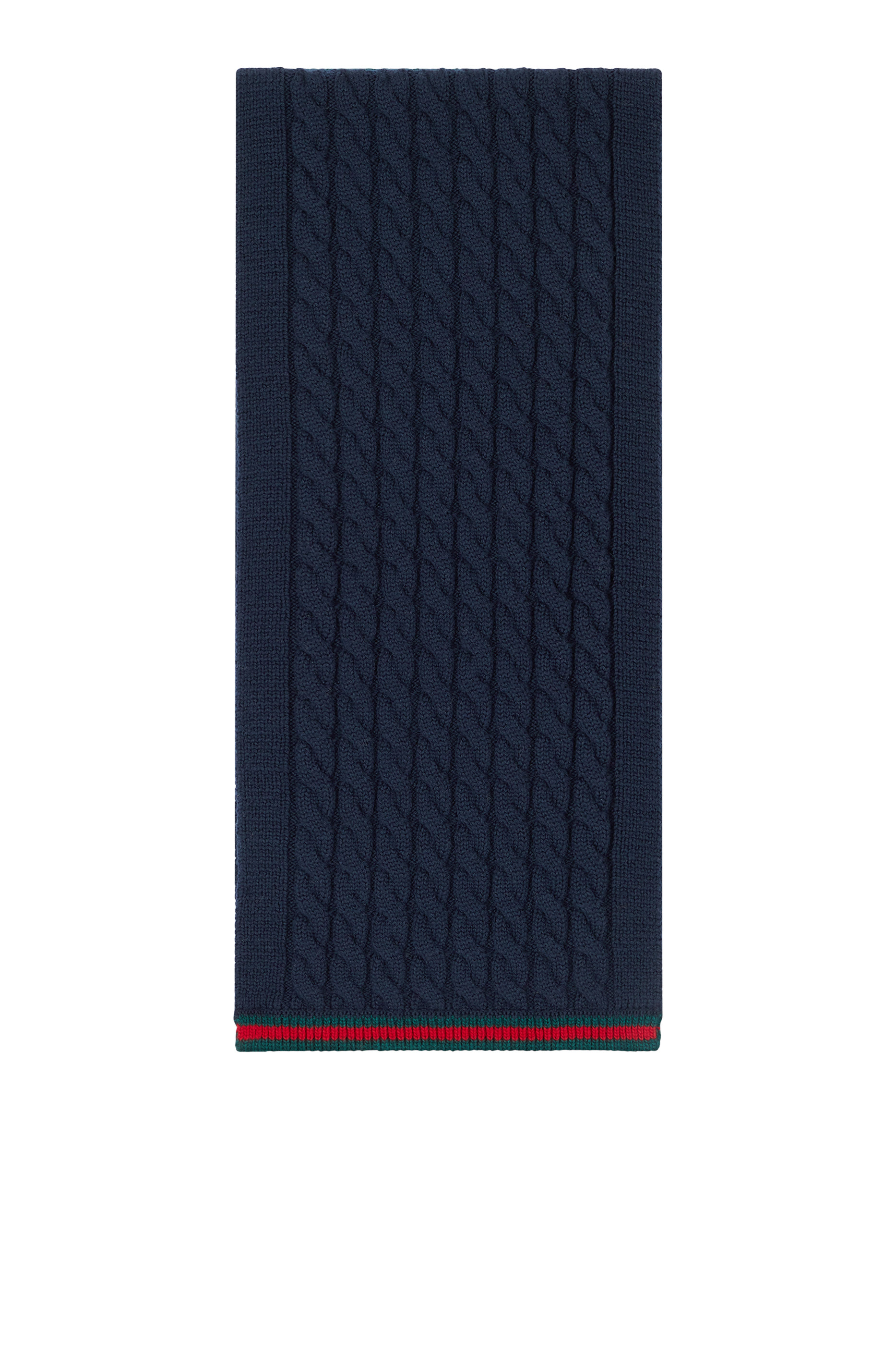 Kids Knit Wool Scarf with Web 