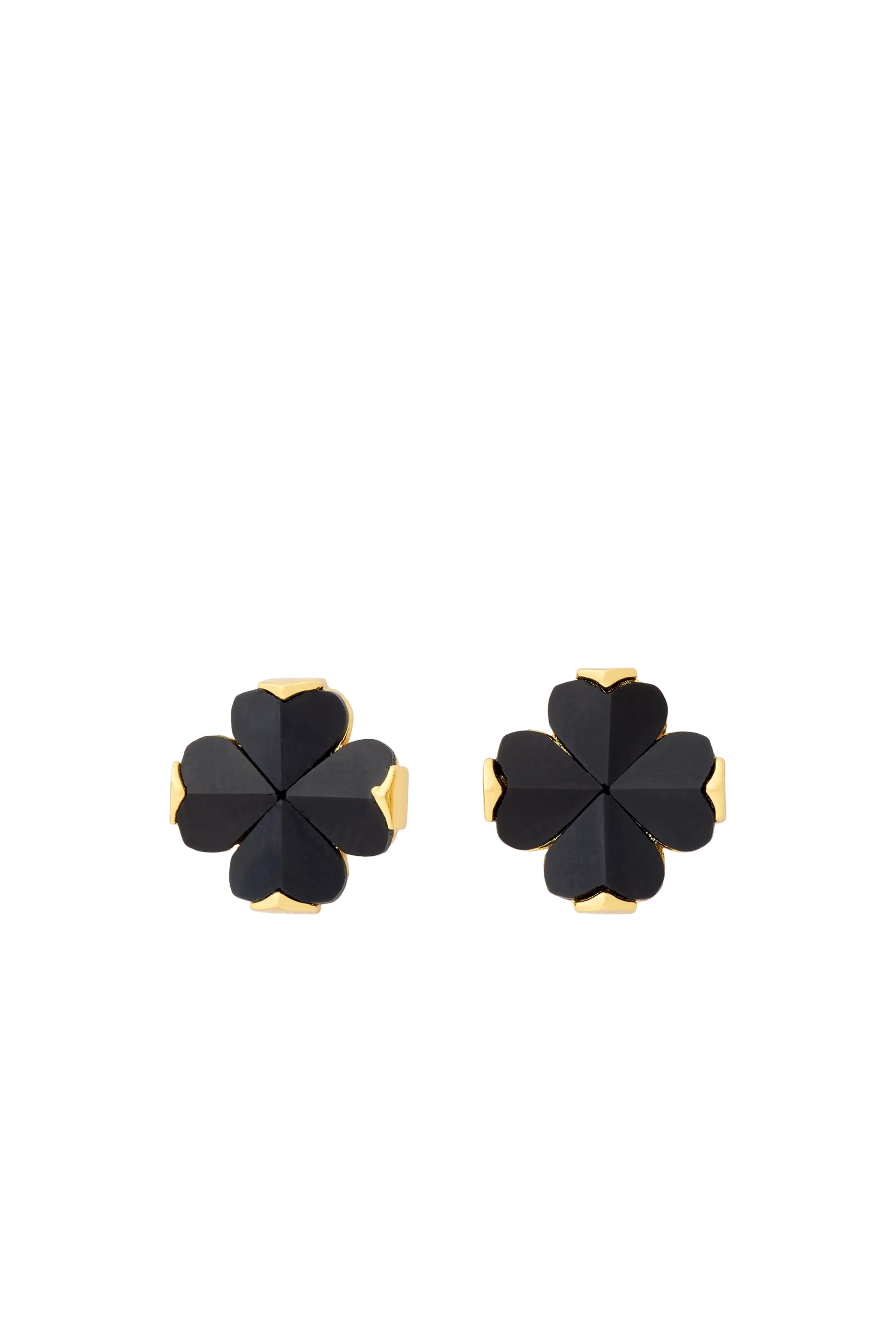 Spade Flower Studs 
