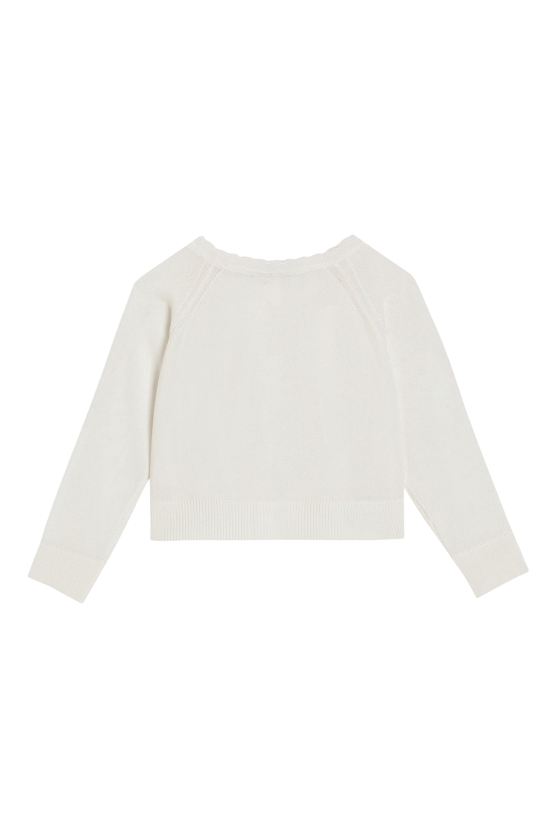 Kids DG Logo Satin Viscose Cardigan