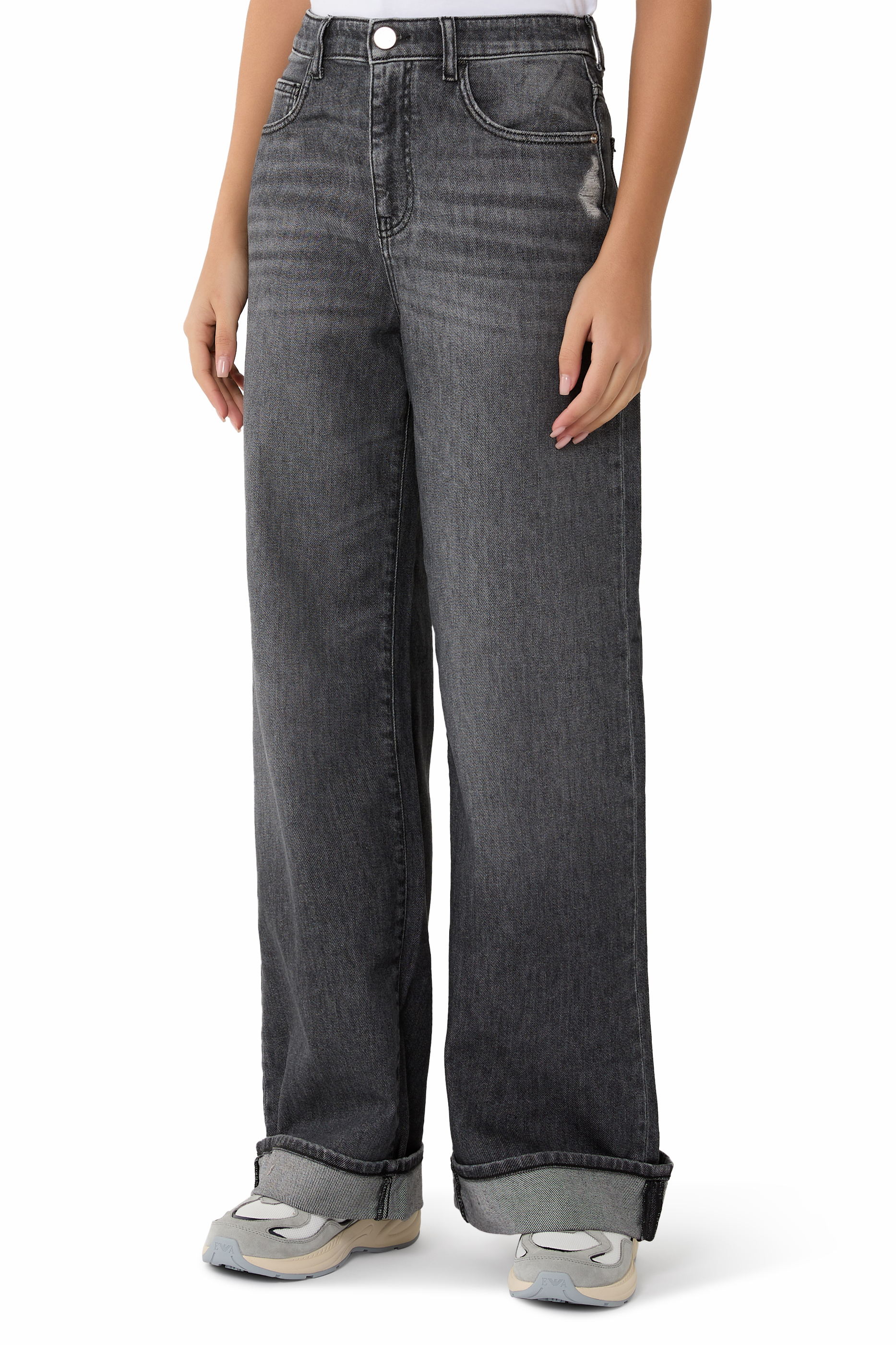 J8B Relaxed-Fit Denim Jeans 