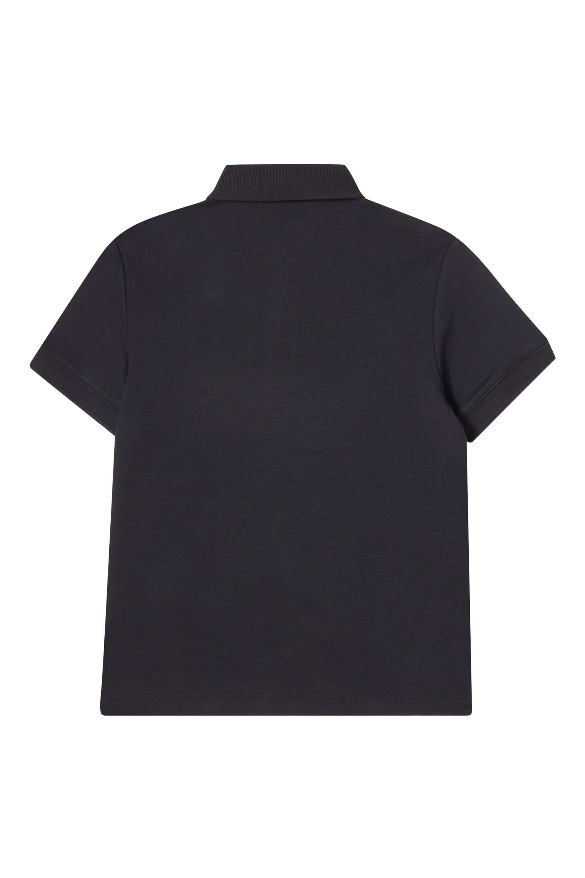 Kids Eagle Logo Cotton Polo Shirt 