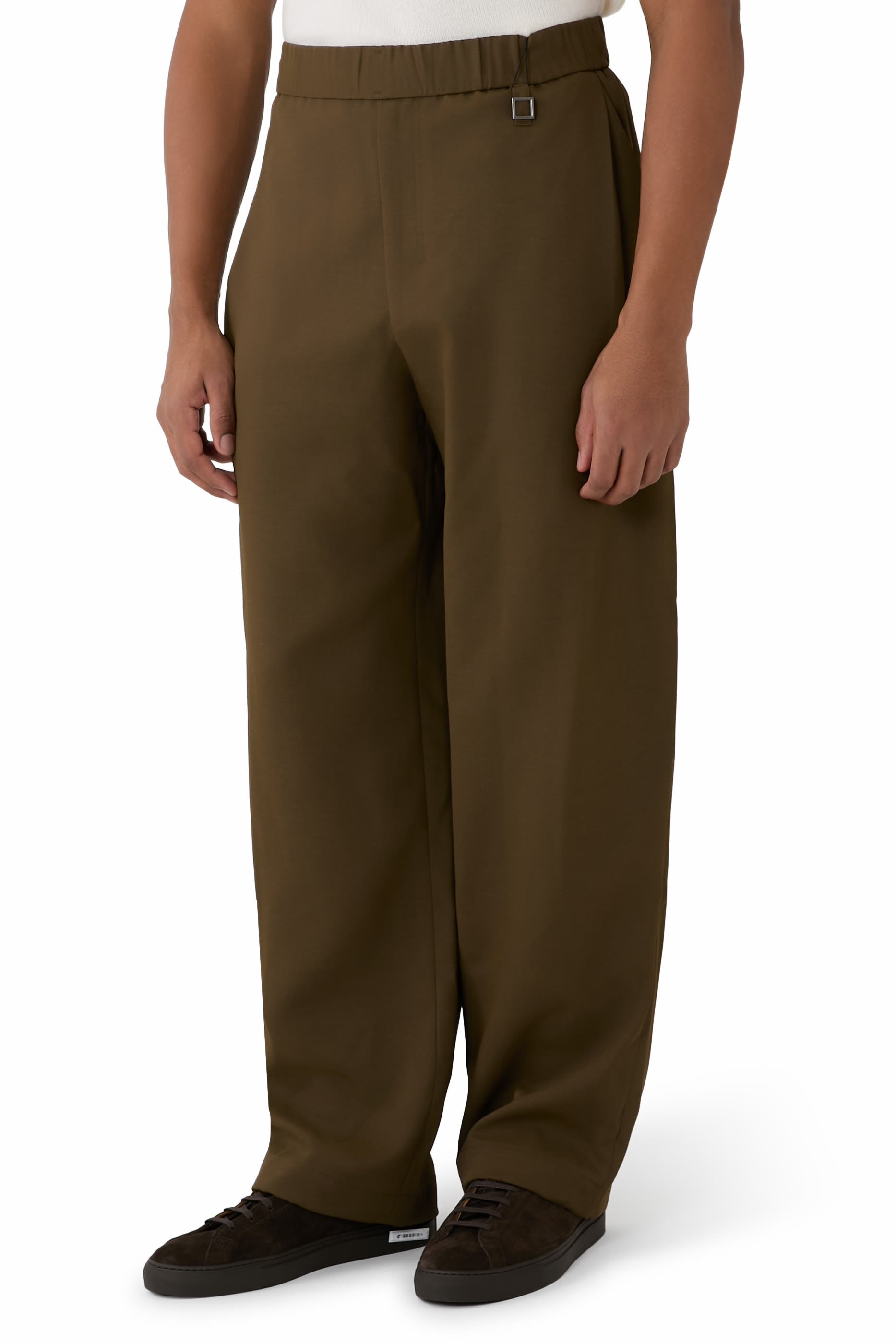 Cotton Logo Trousers