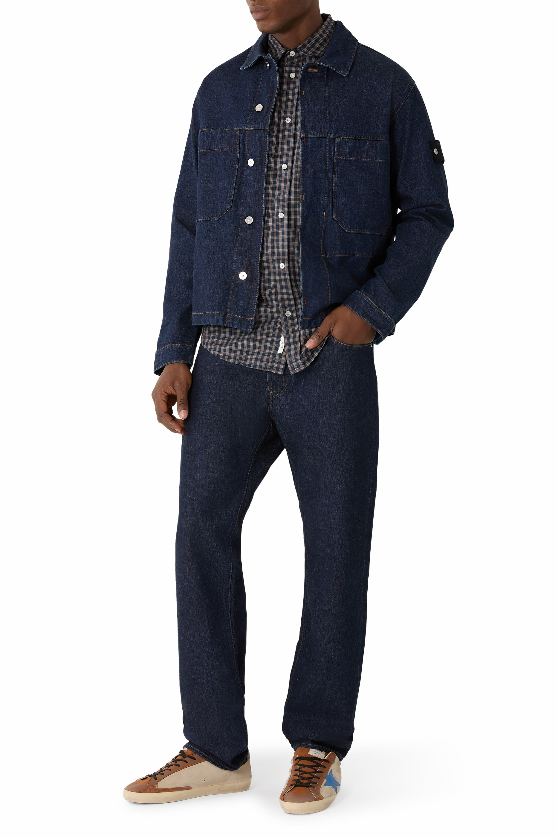  Straight-Fit Denim Jeans