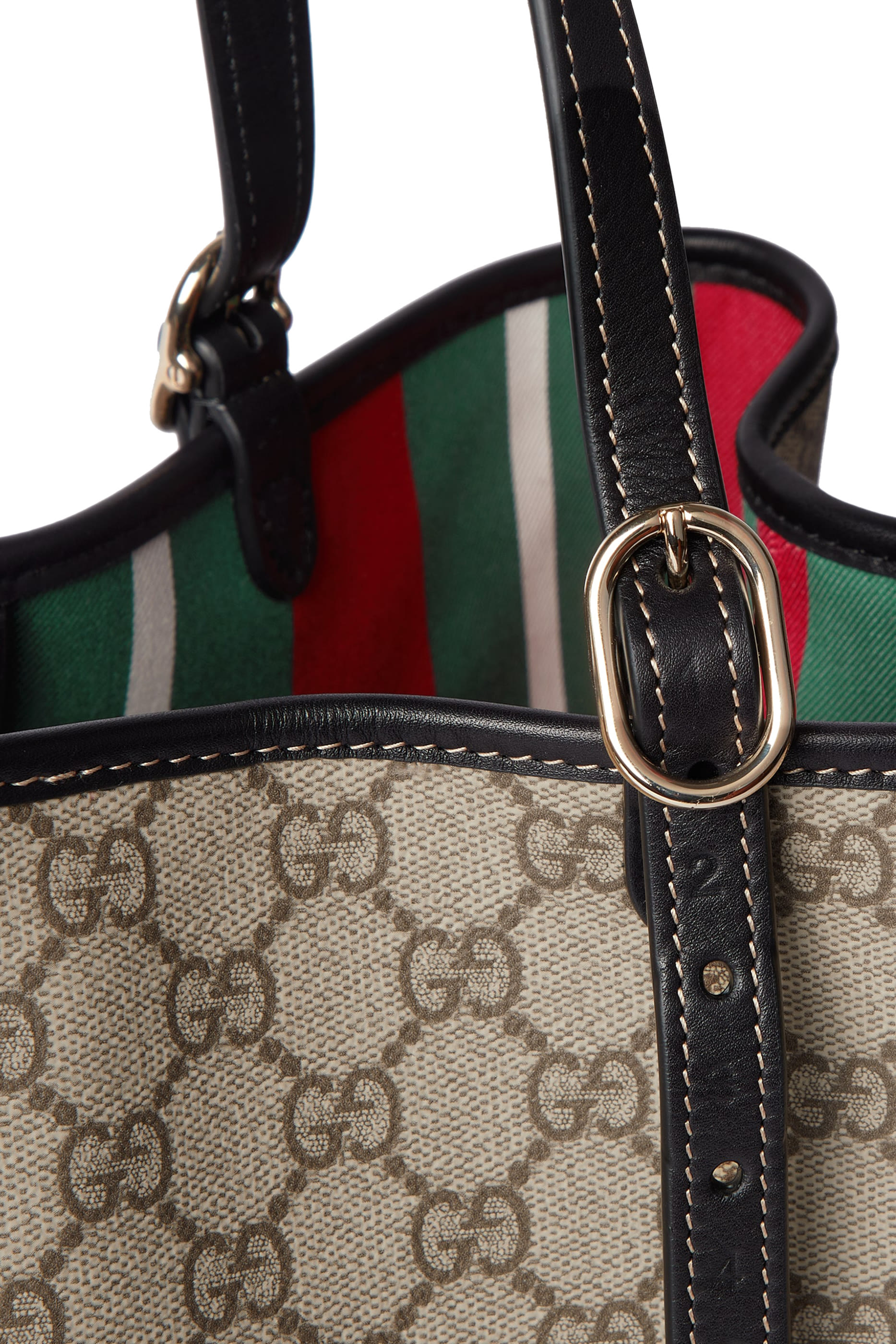 GG Emblem Medium Tote Bag 