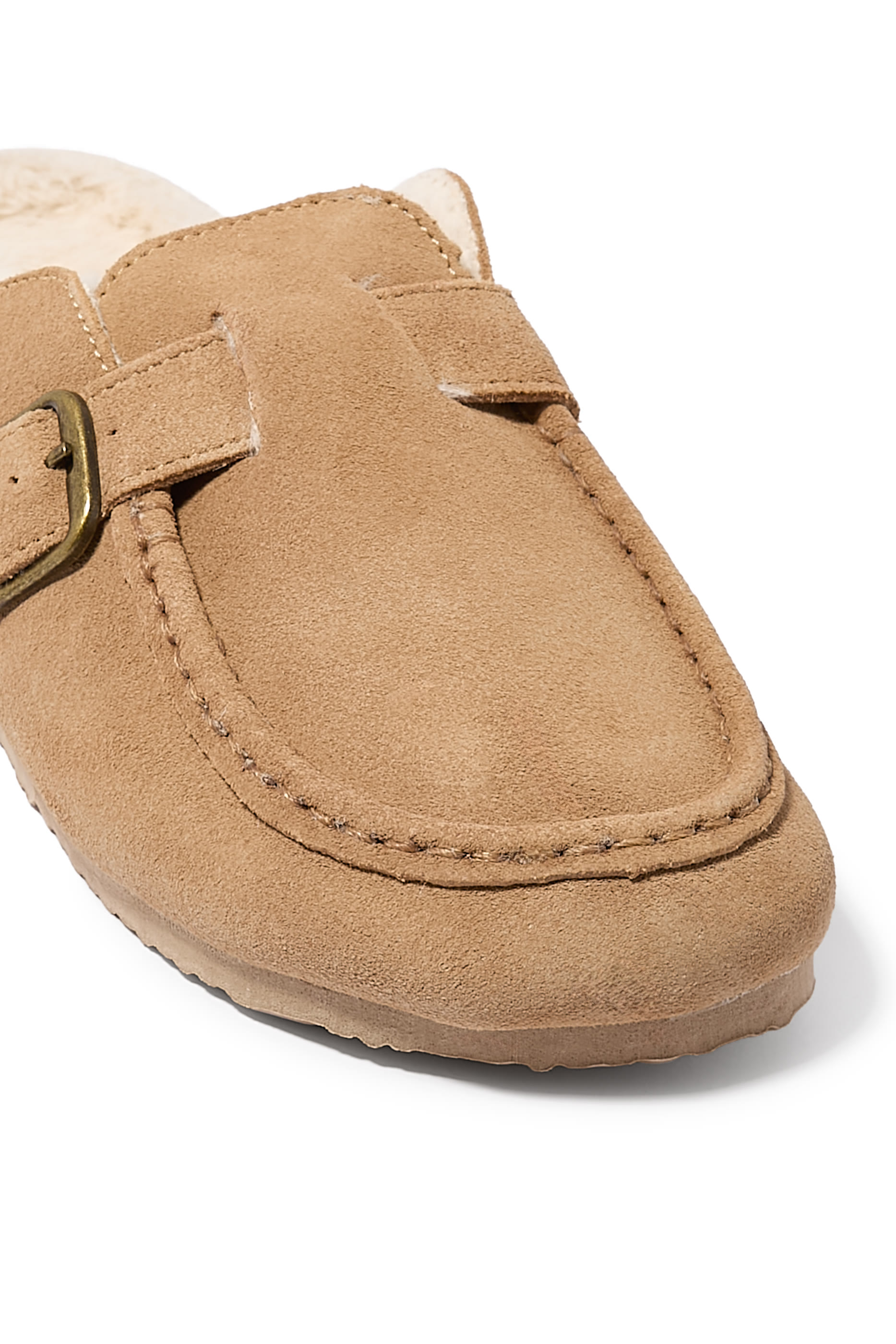 Suede Moccasin Corkbed Slippers