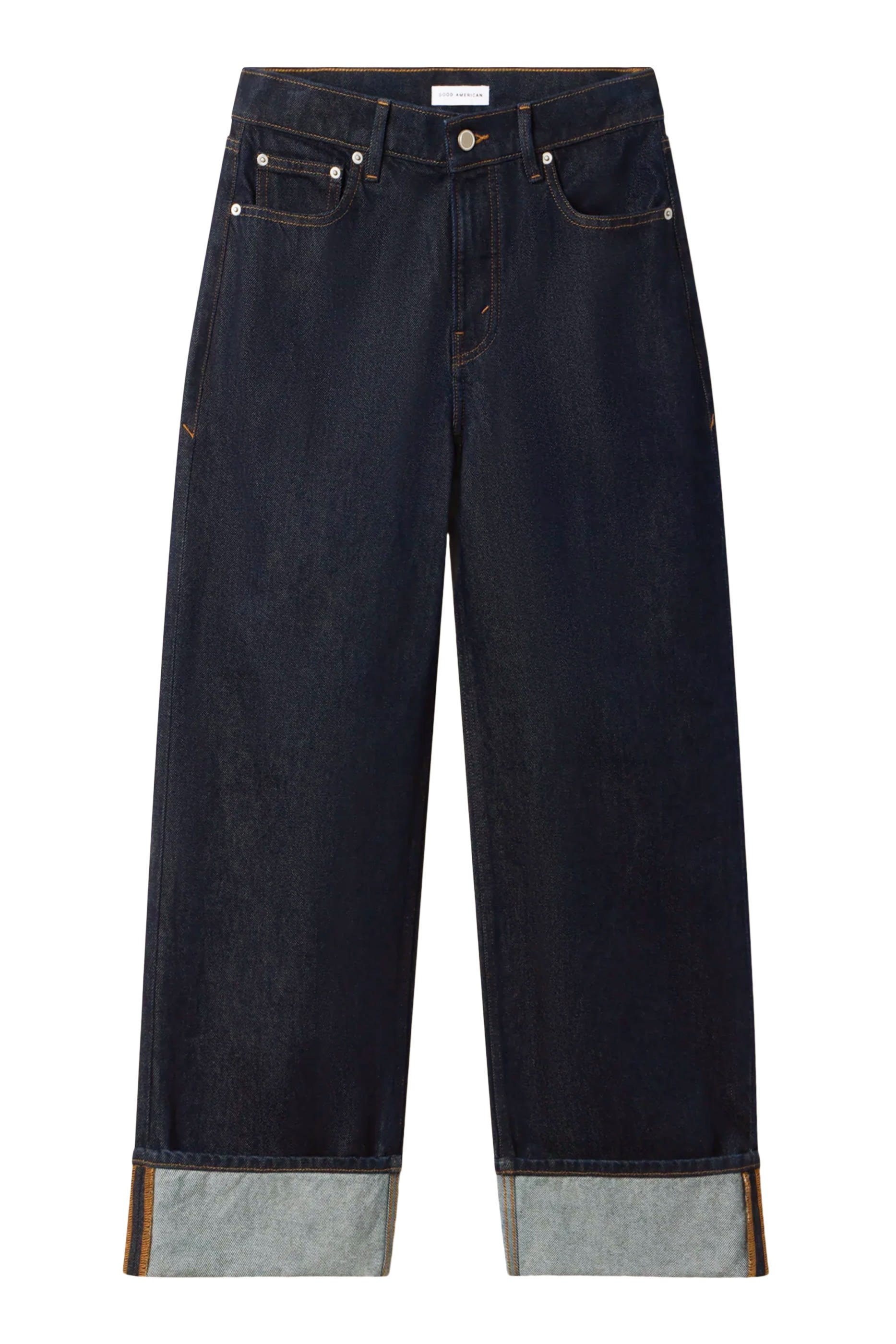 Good Standard Baggy Cuffed Jeans