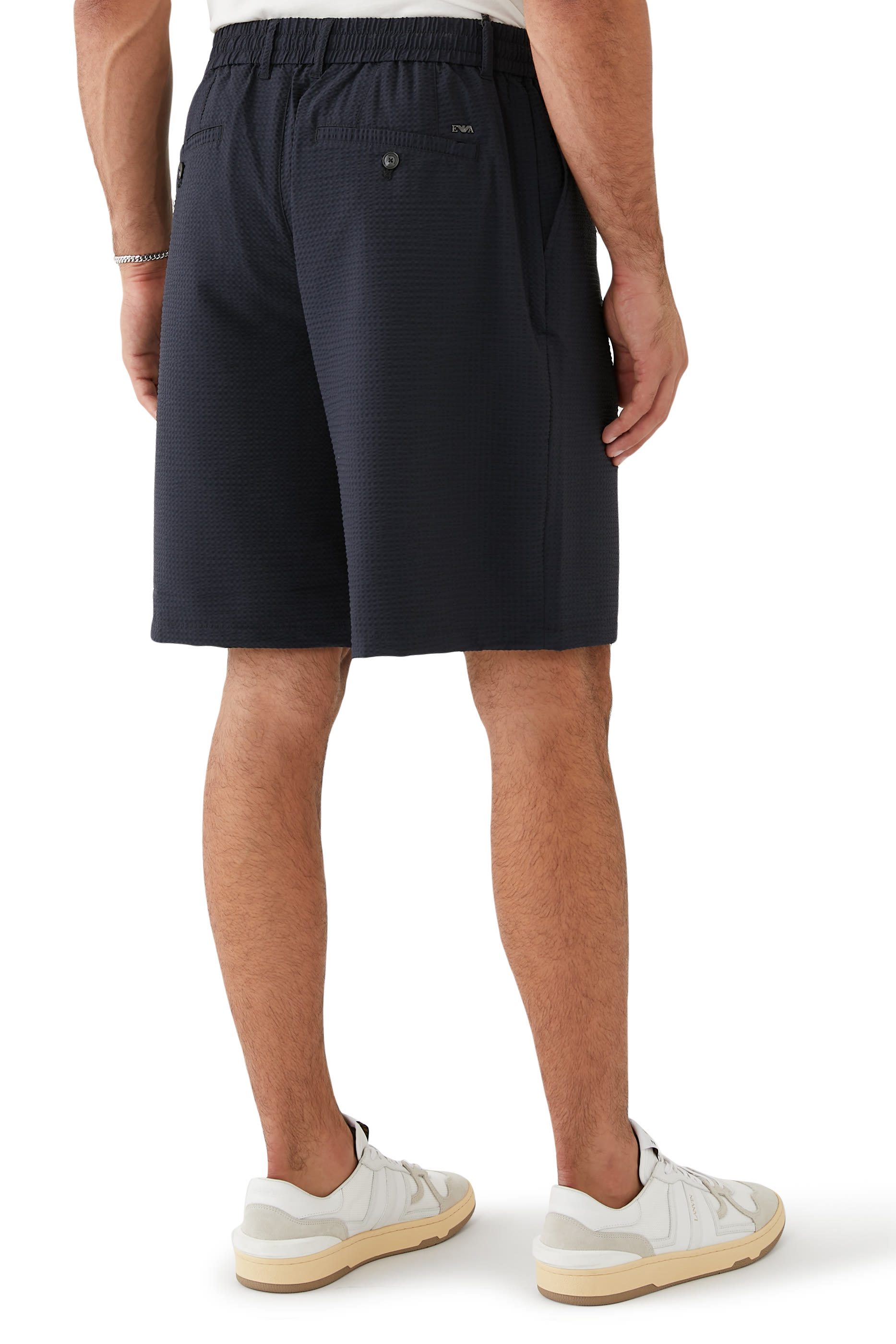 Drawstring Bermuda Shorts 