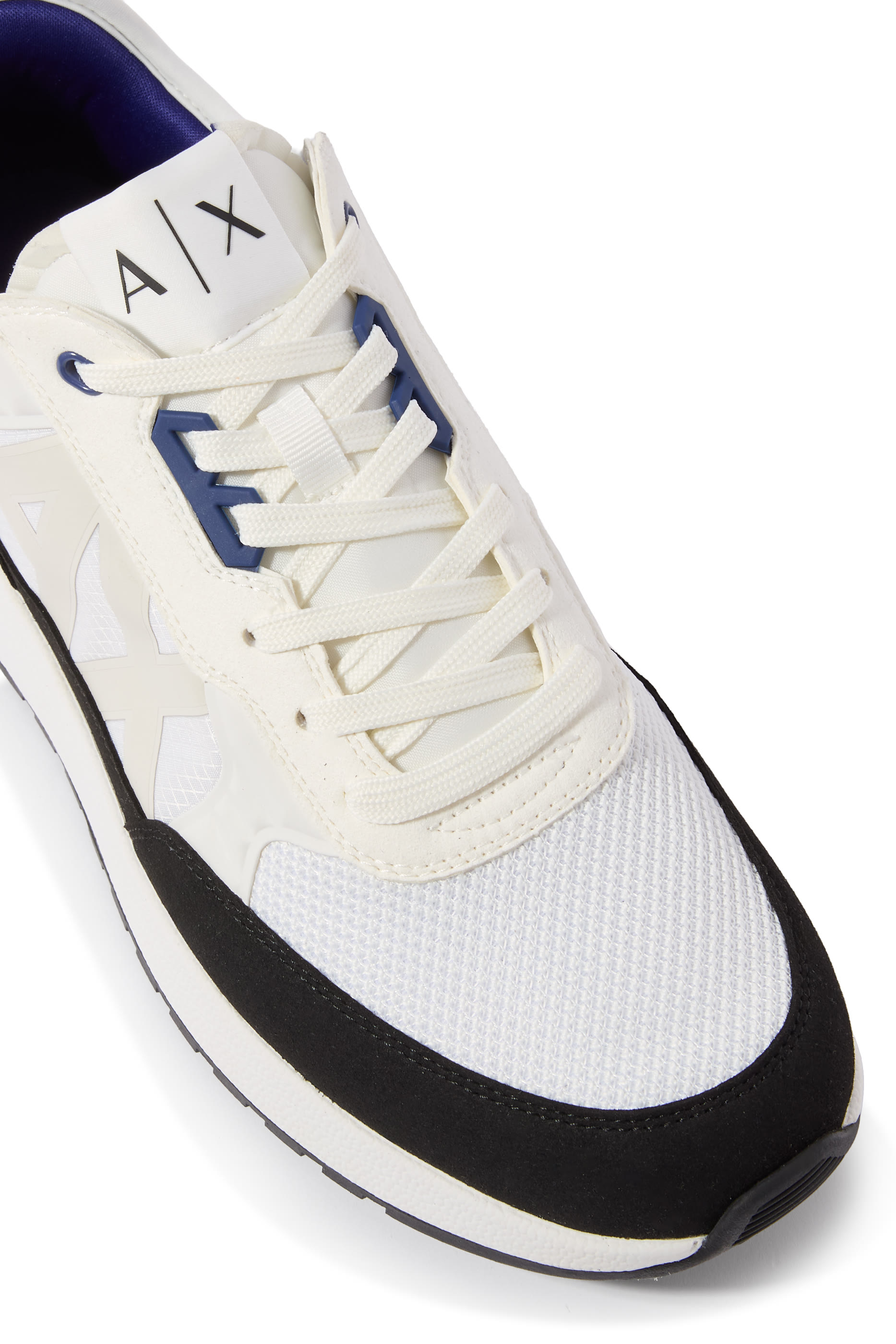  Lace Up 3D AX Logo Sneakers