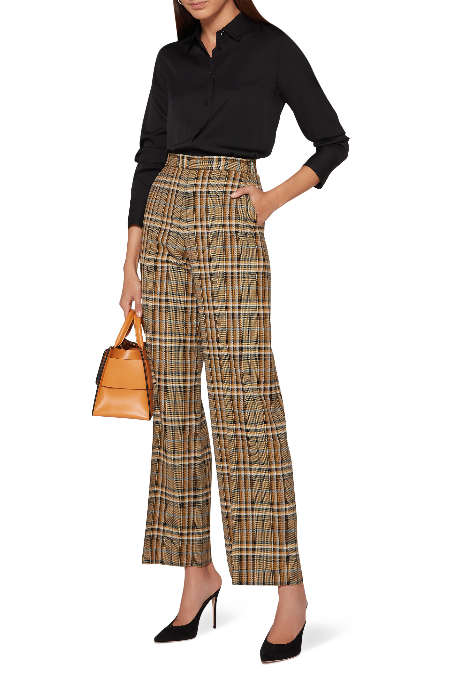 Slim-Fit Silk Blouse