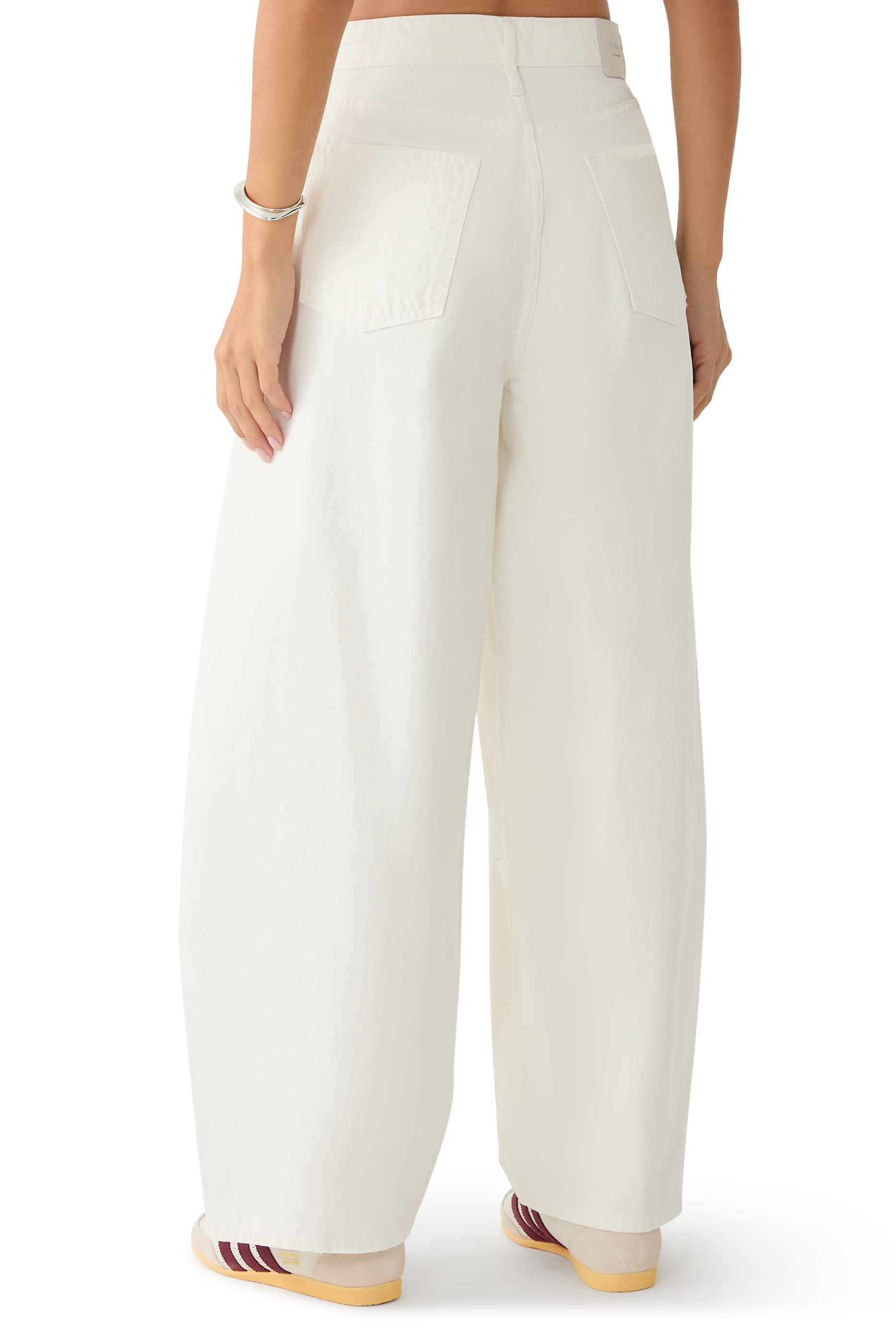 Mid Rise Balloon Jeans