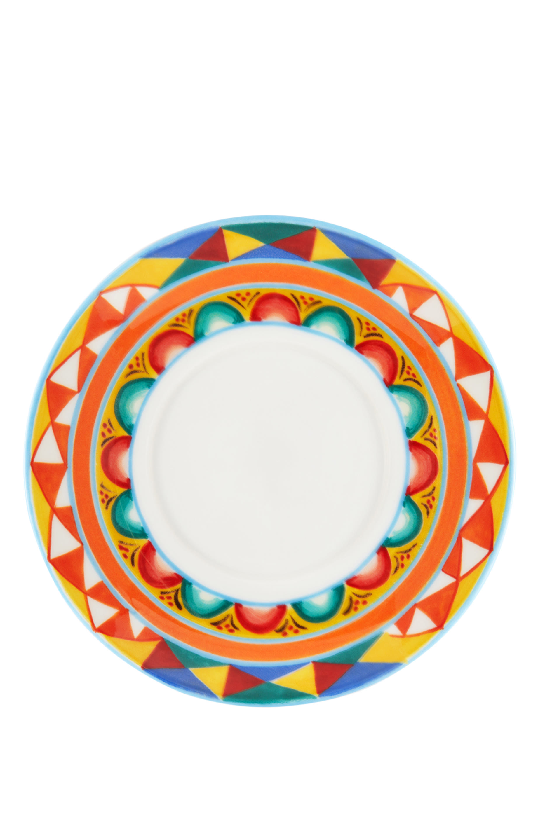 Carretto Arancio Fine Porcelain Coffee Cup & Saucer