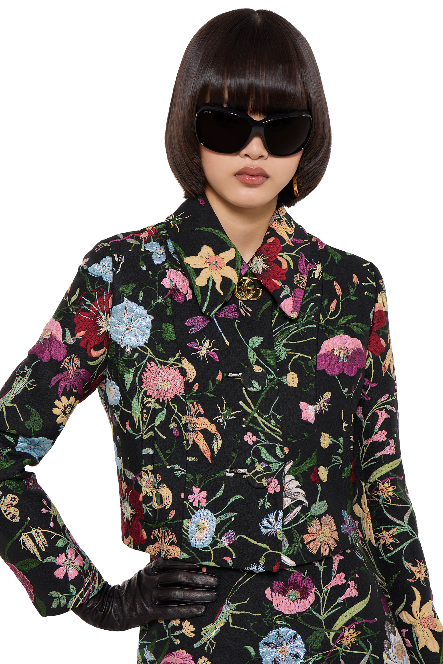 Flora Silk Brocade Jacket