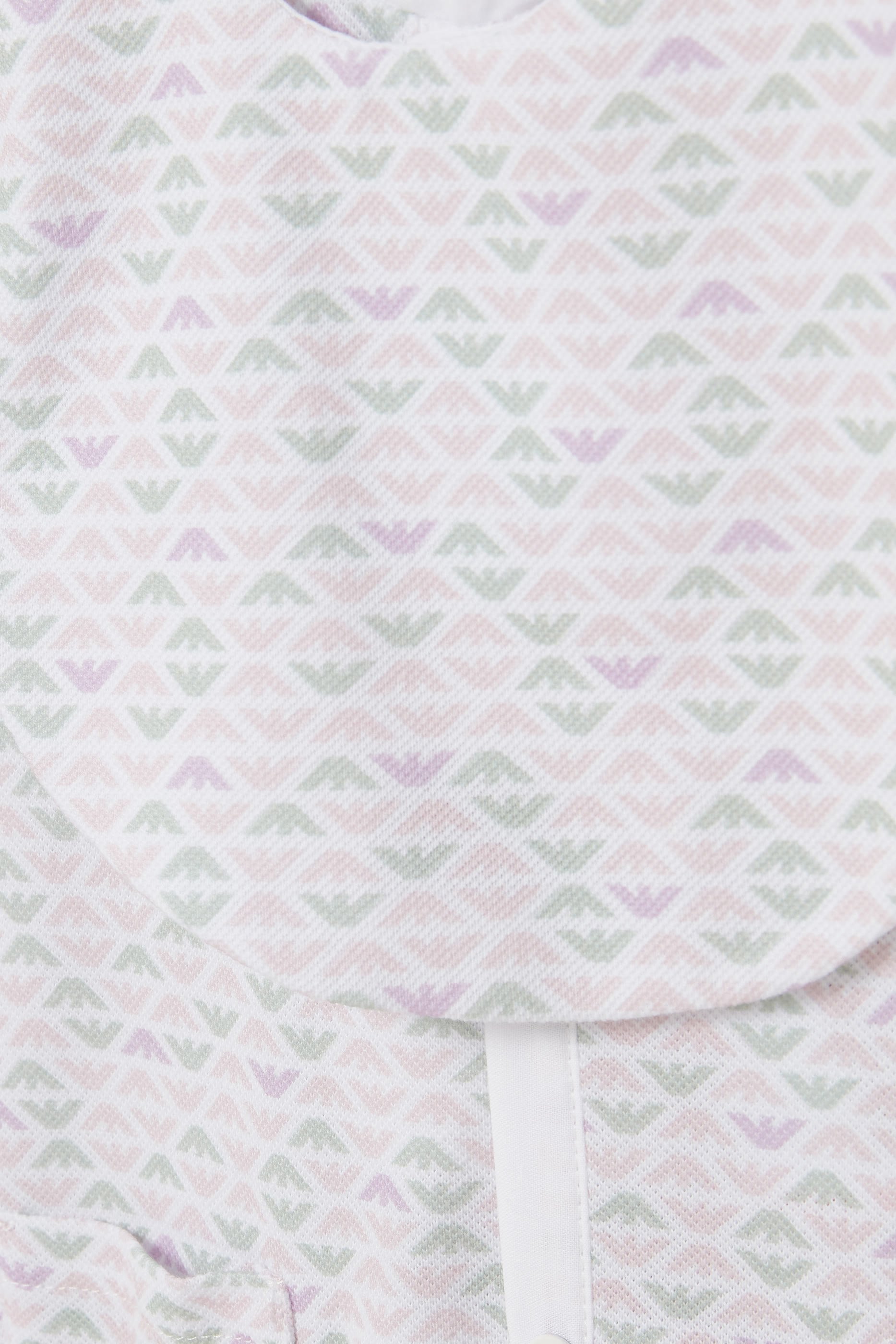 Kids Eagle Cotton Romper & Bib Set