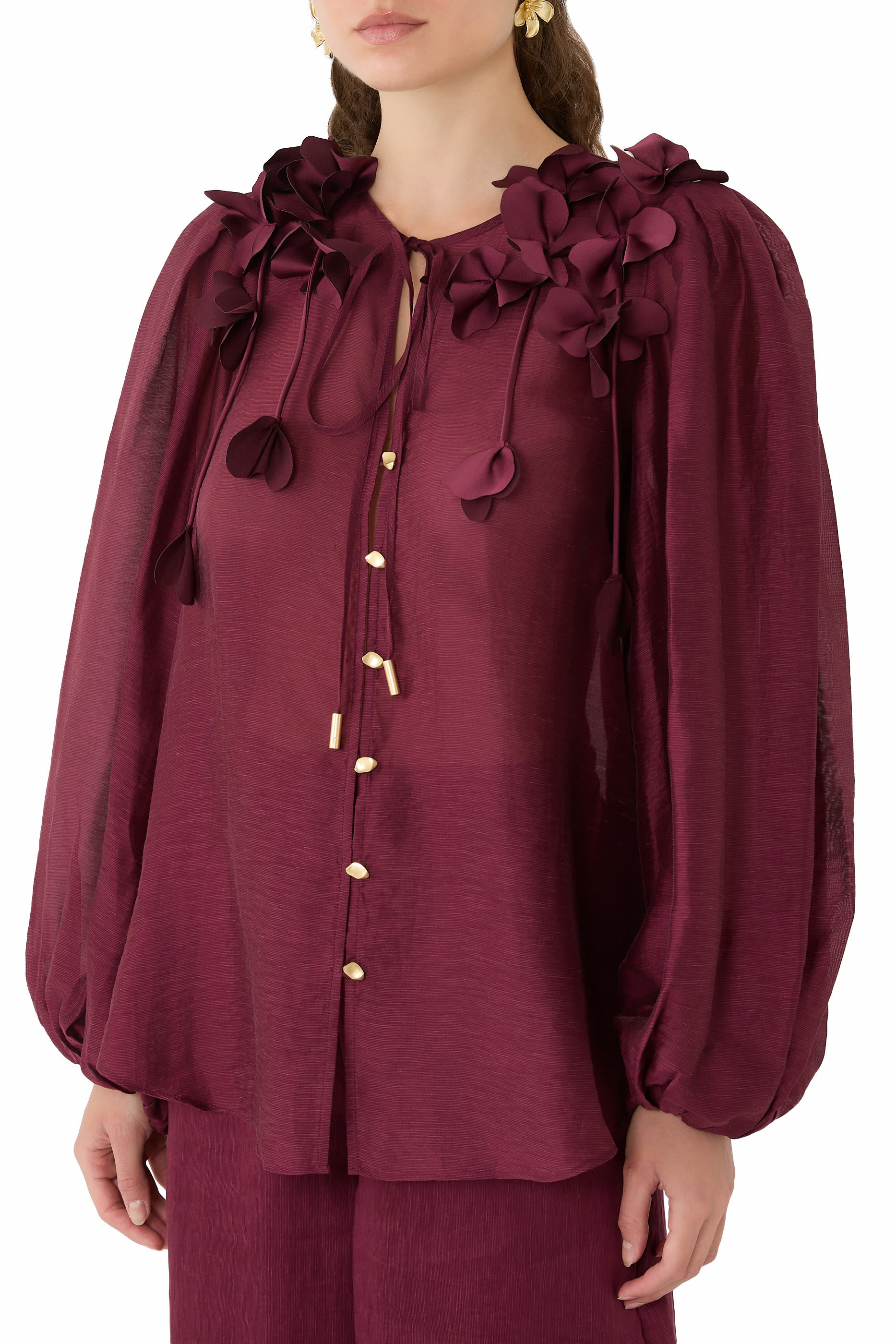  Camille Flower Blouse 