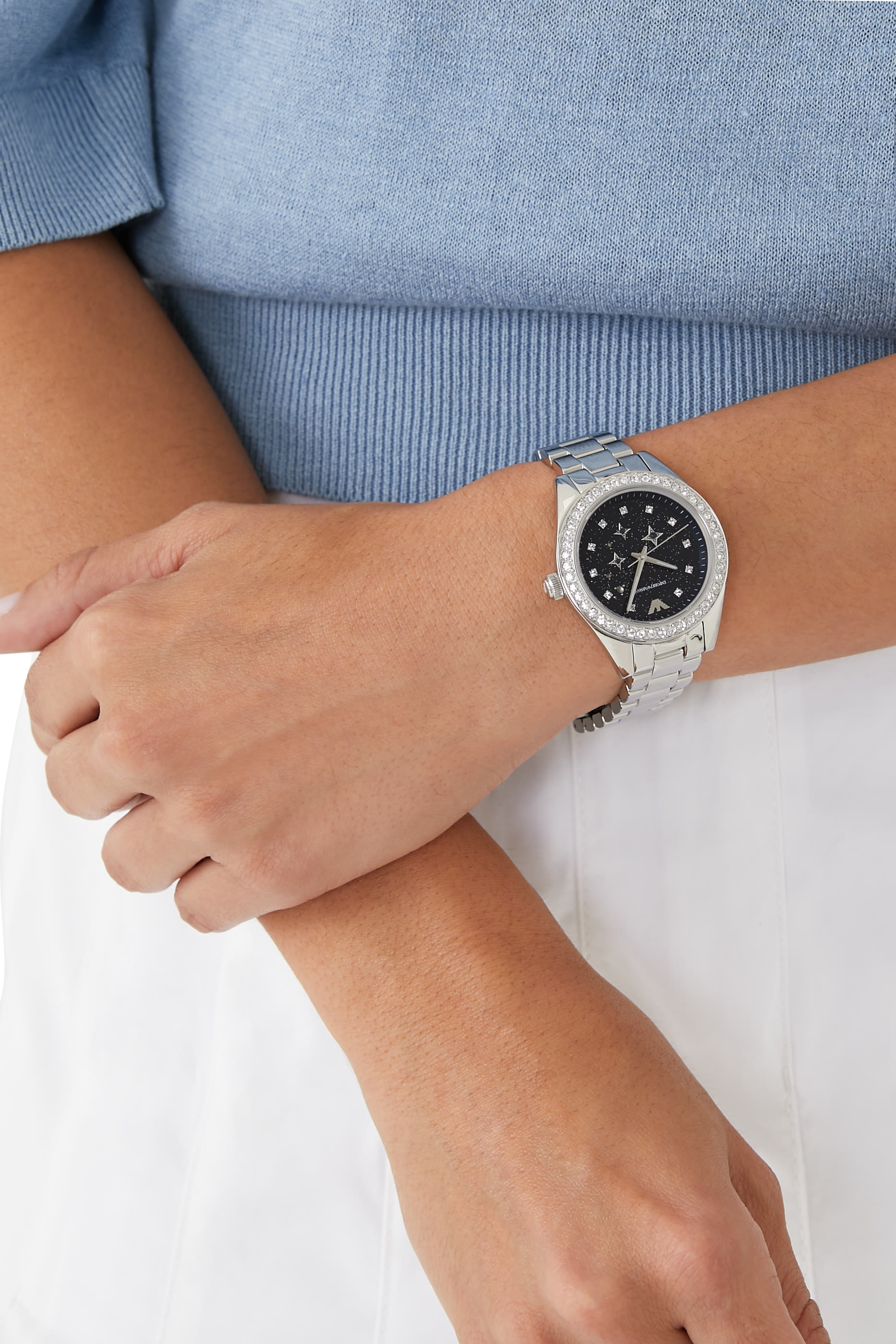 Leo Staineless Steel Watch 