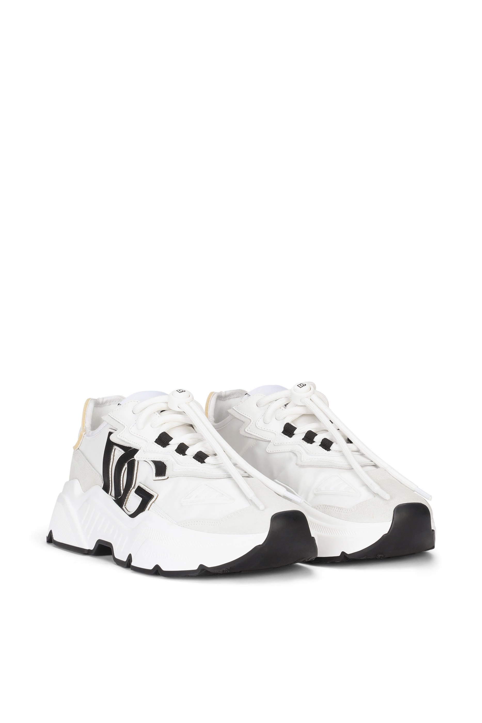 Mixed-Material Daymaster Sneakers