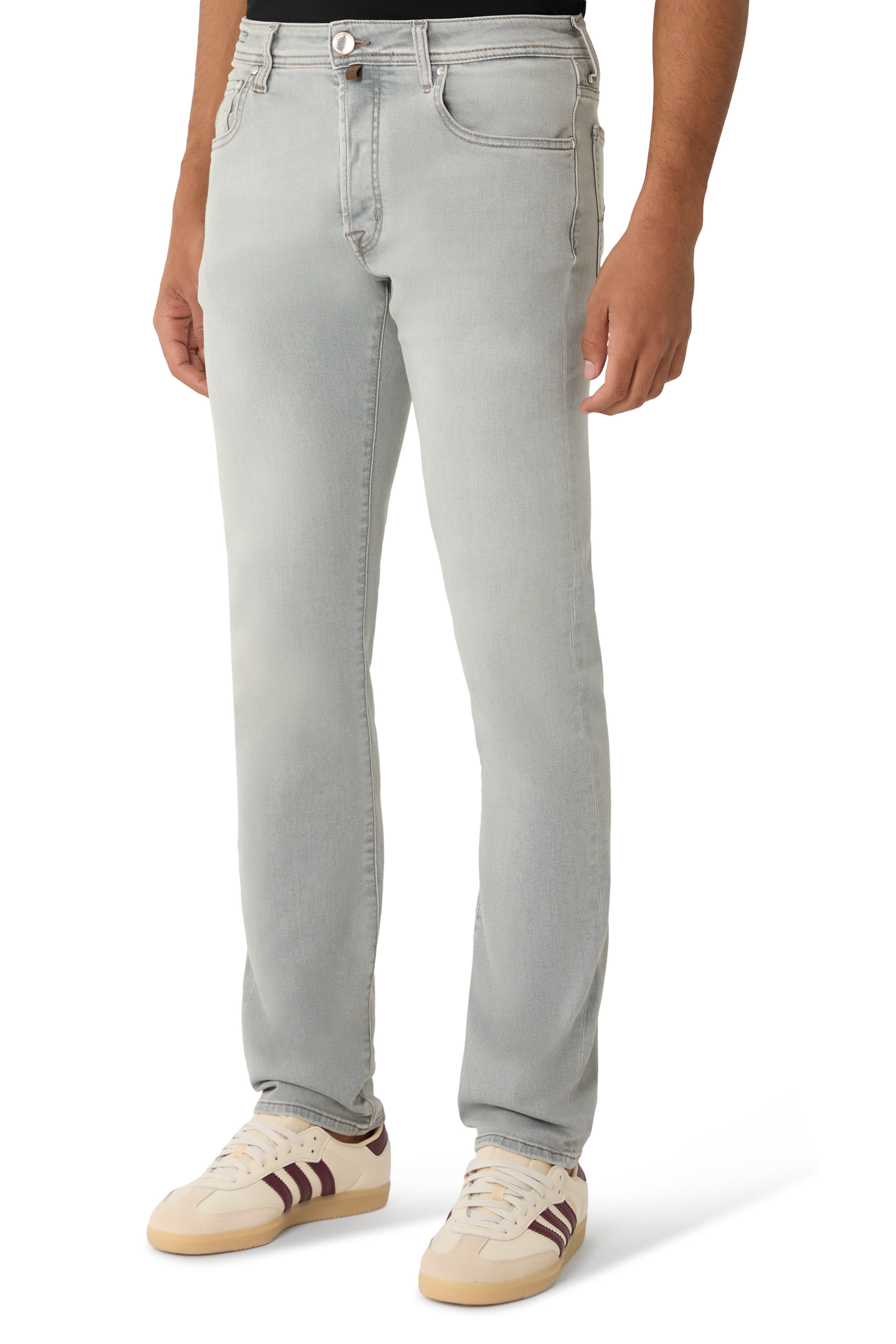 5-Pocket Straight-Leg Jeans