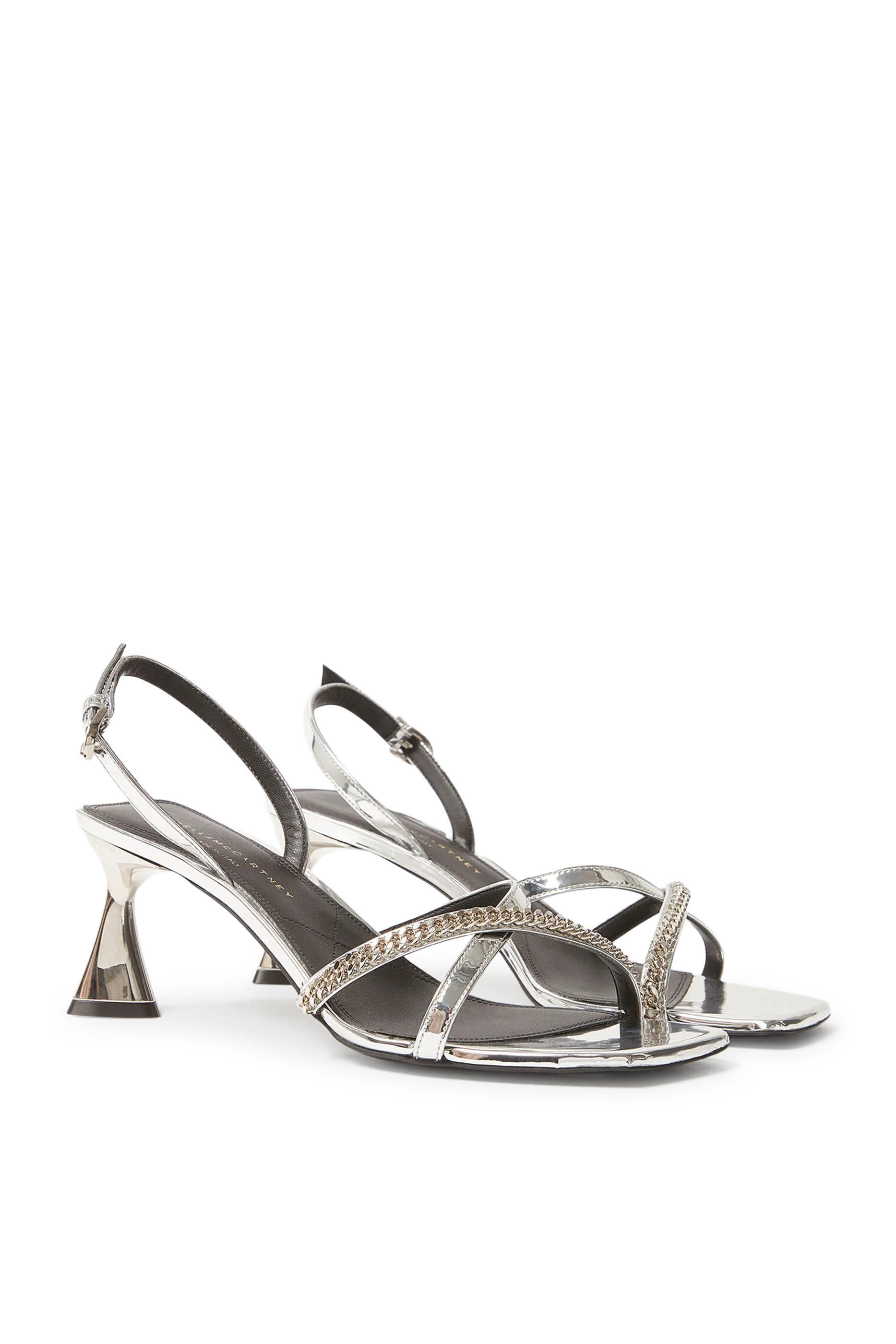  Elsa 65 Metallic Leather Sandals 