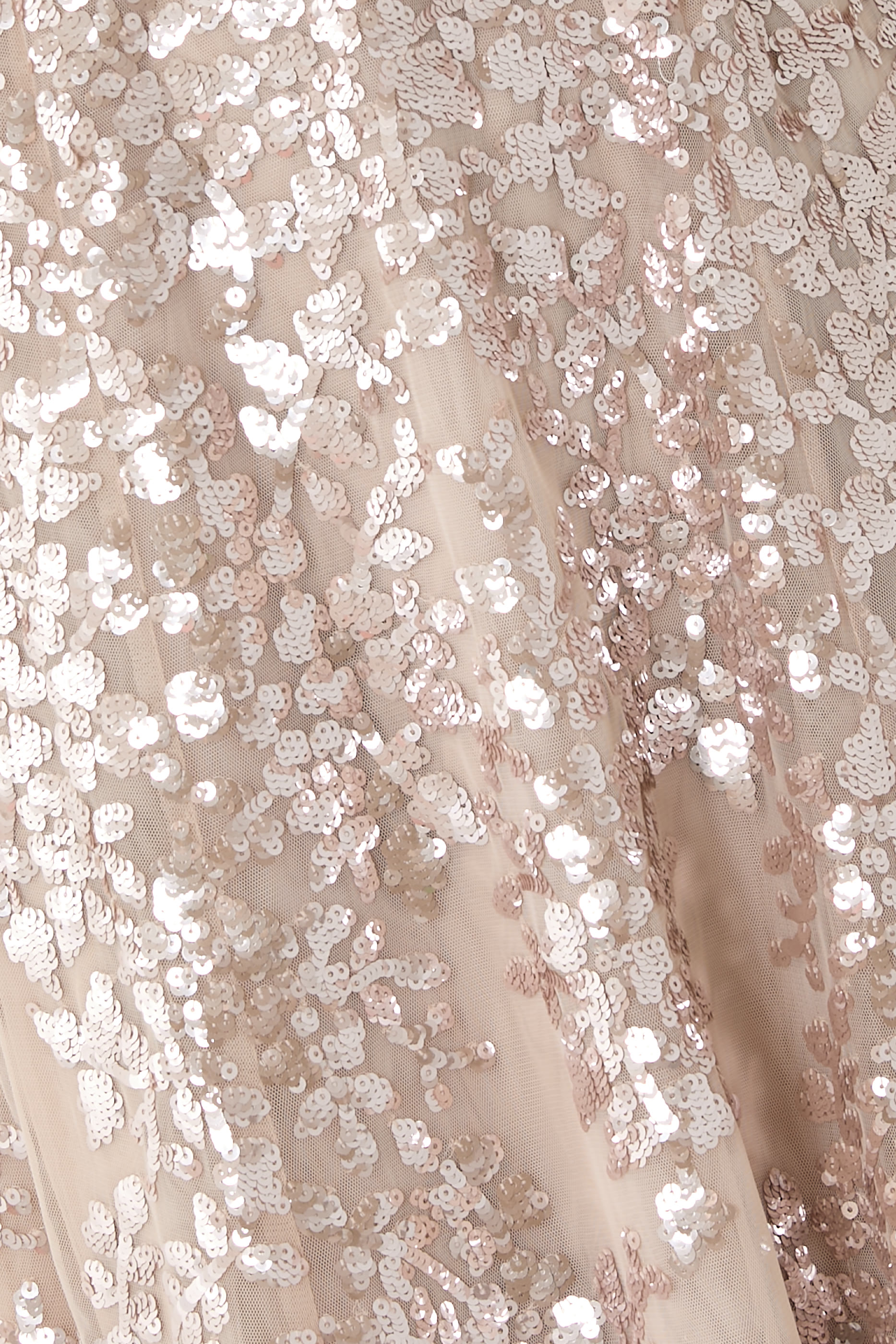 Rosanna Lattice Round Neck Gown