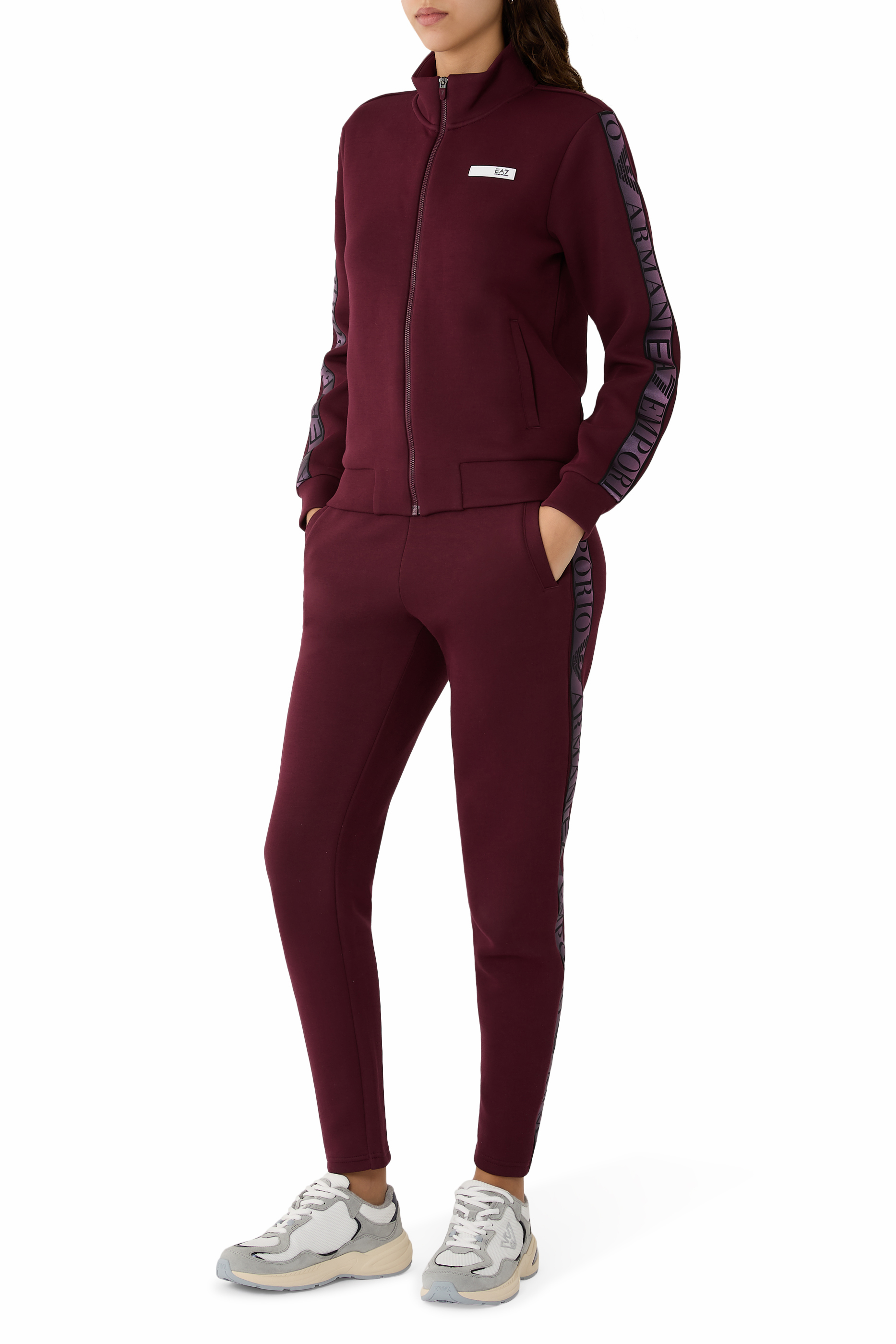 Eagle Logo Mesh Sneakers