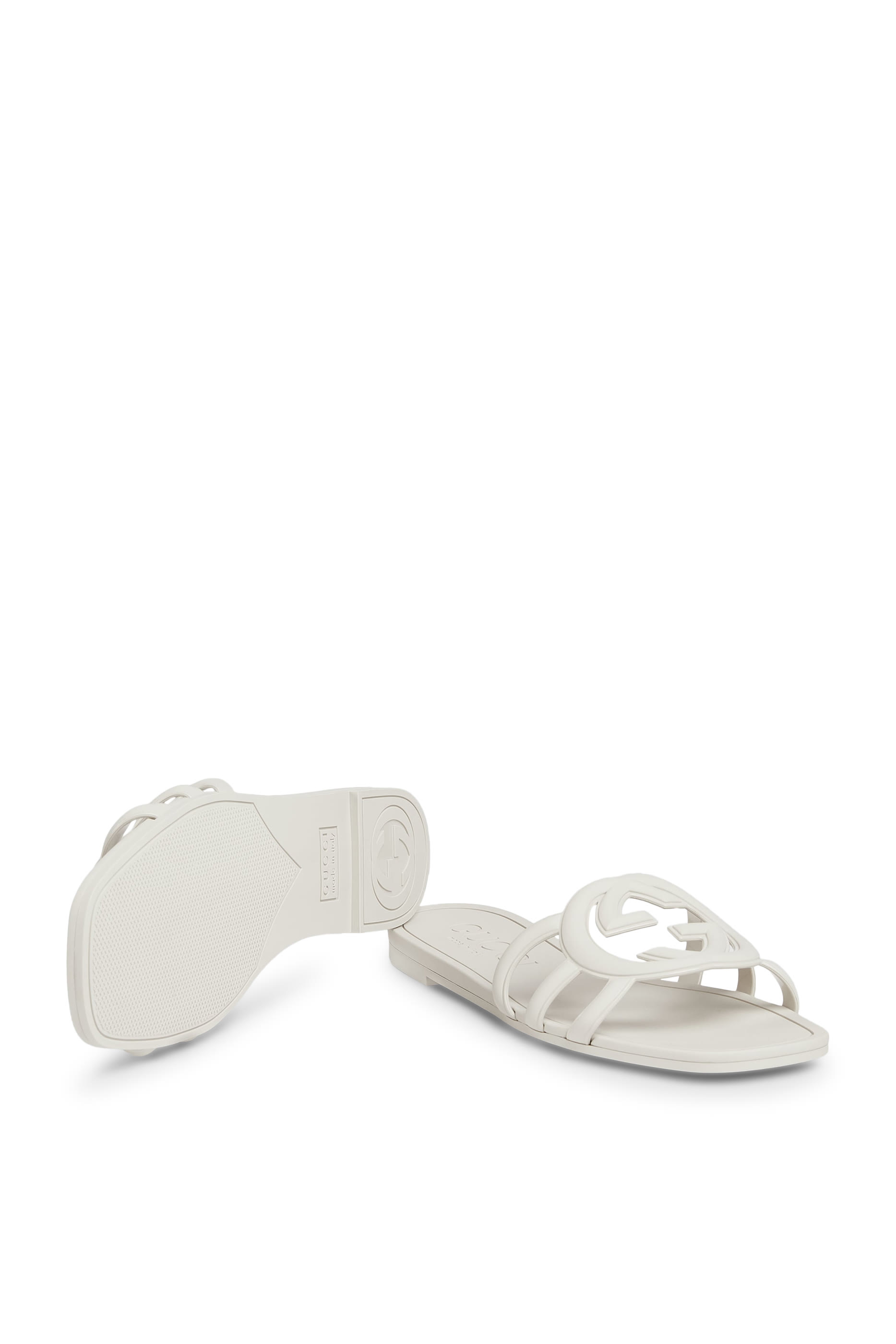 Interlocking G Slide Flat Sandal