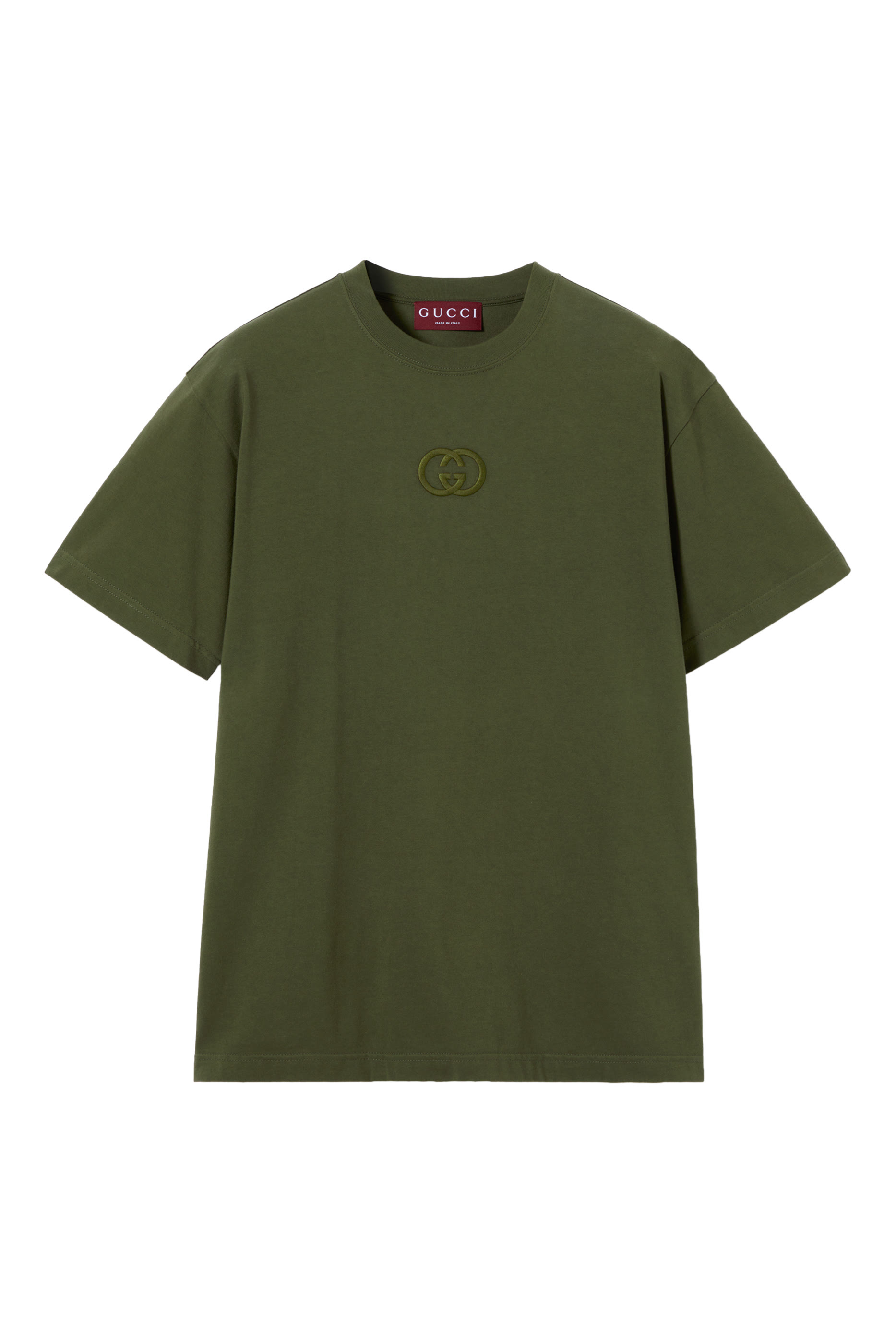 Cotton Jersey T-Shirt with Logo Embroidery