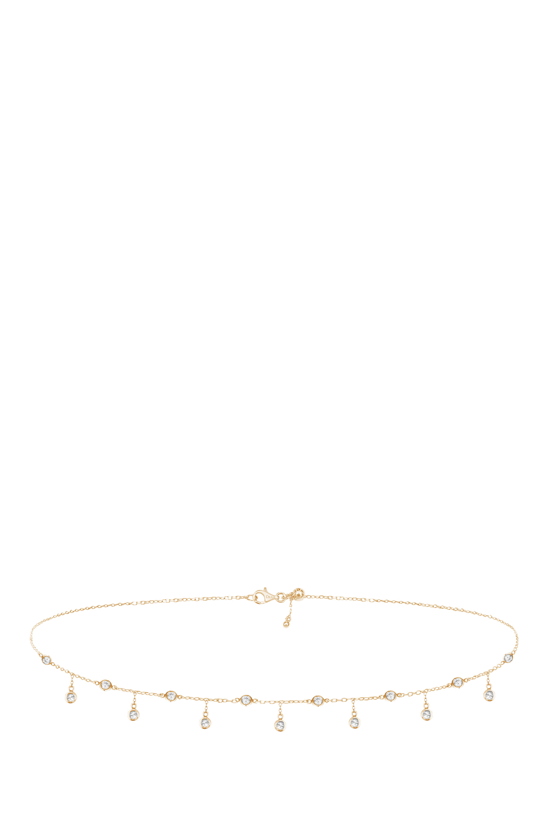Gypsy Choker, 18K Yellow Gold & Diamonds